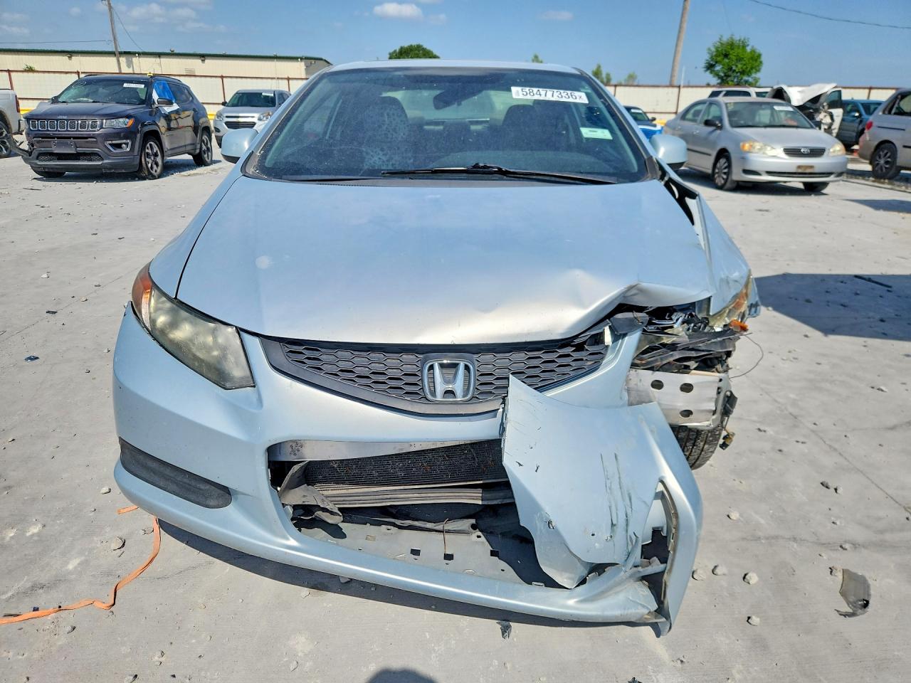 2012 Honda Civic Ex Silver vin: 2HGFG3B86CH540724