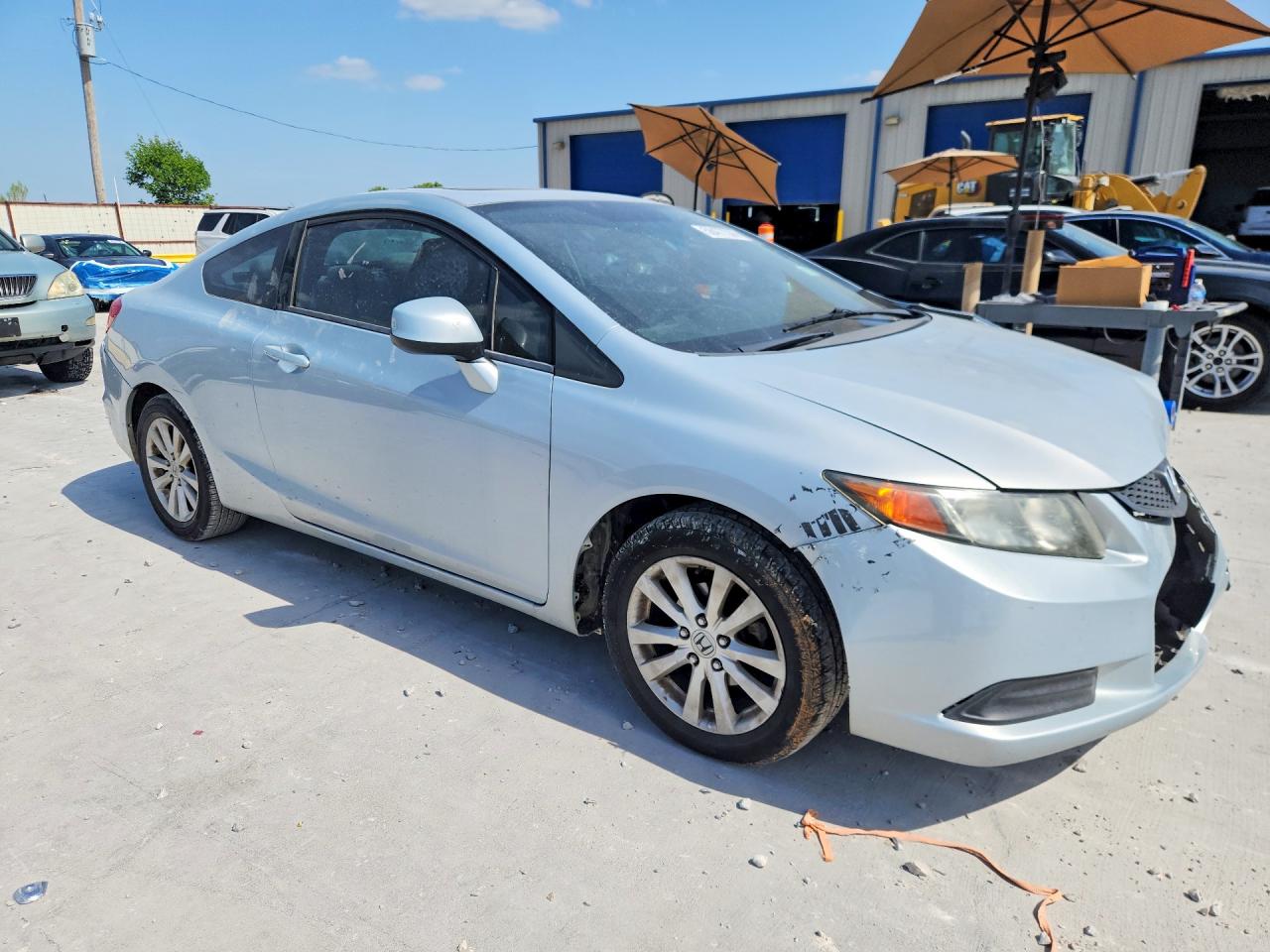 2012 Honda Civic Ex Silver vin: 2HGFG3B86CH540724