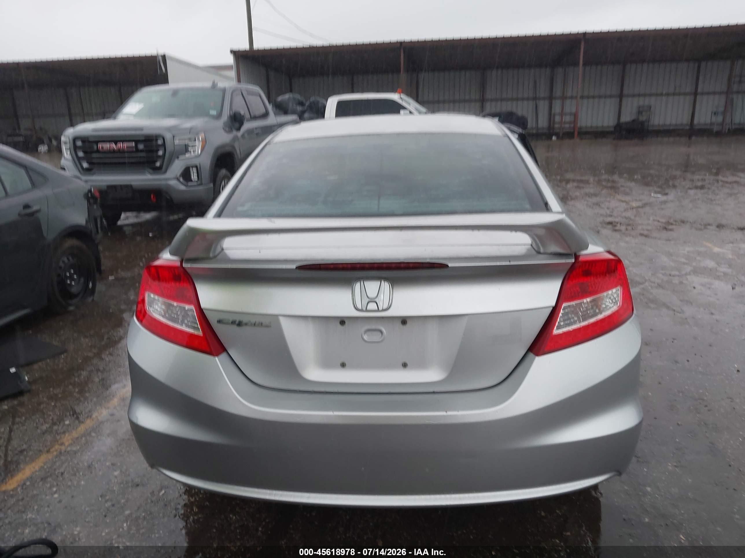 2012 Honda Civic Ex Серебряный vin: 2HGFG3B86CH544093