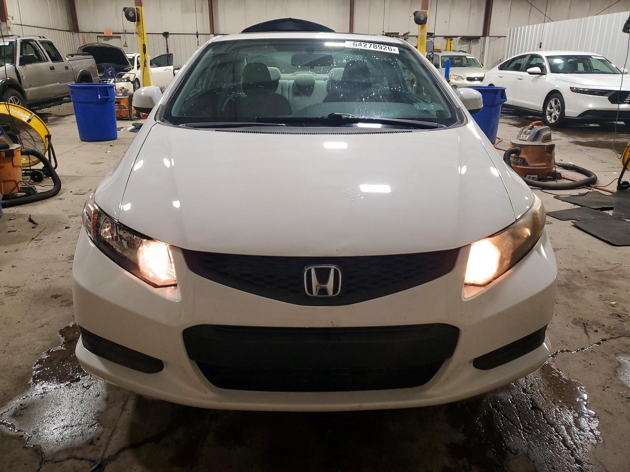 2012 Honda Civic Ex White vin: 2HGFG3B86CH544188