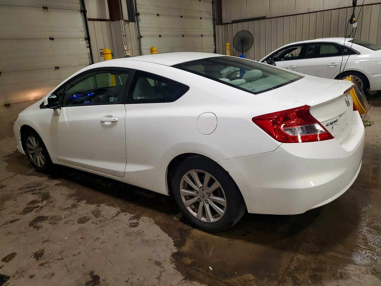 2012 Honda Civic Ex White vin: 2HGFG3B86CH544188