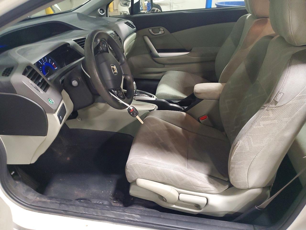 2012 Honda Civic Ex White vin: 2HGFG3B86CH544188
