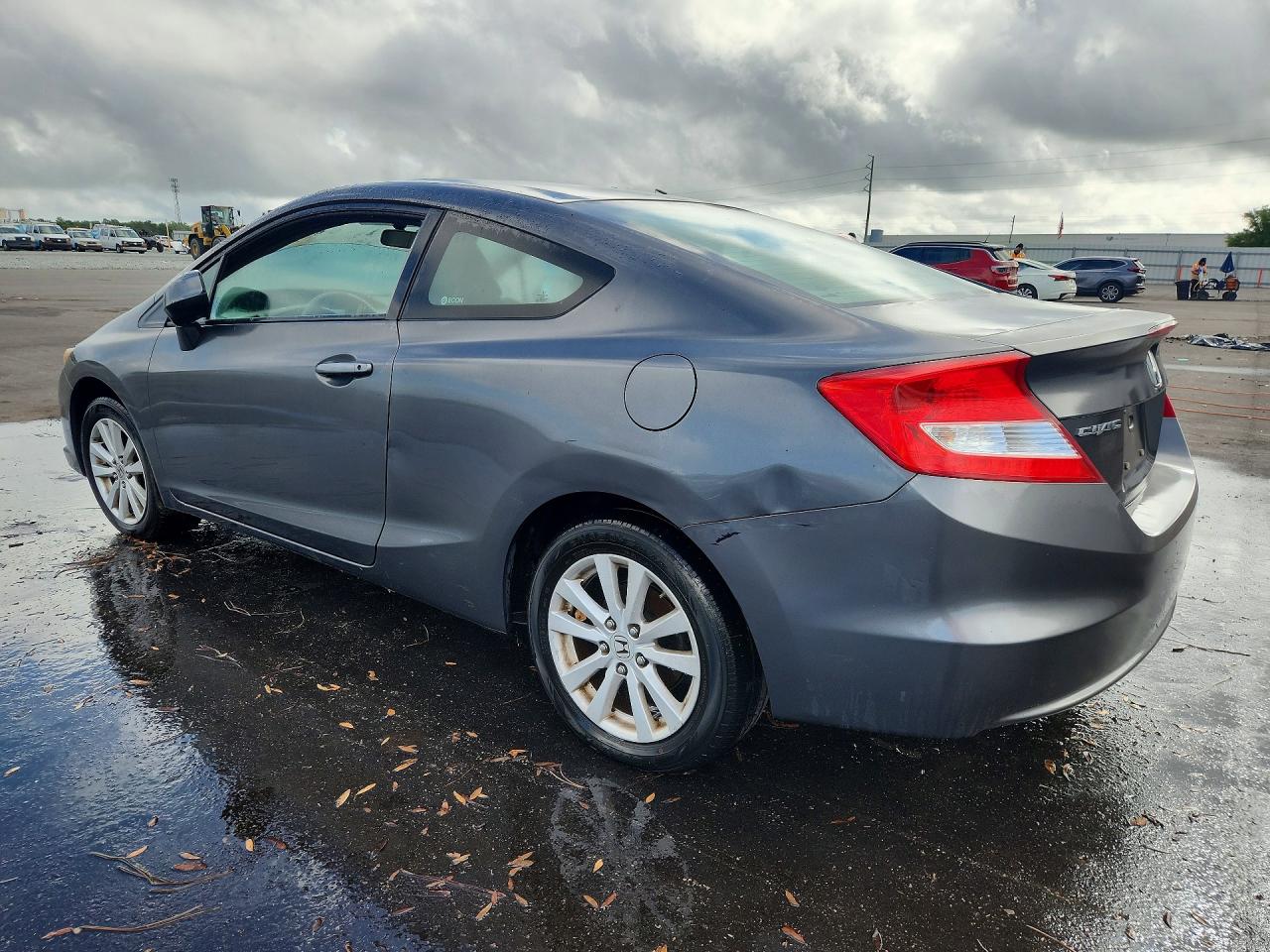 2012 Honda Civic Ex Gray vin: 2HGFG3B86CH546944