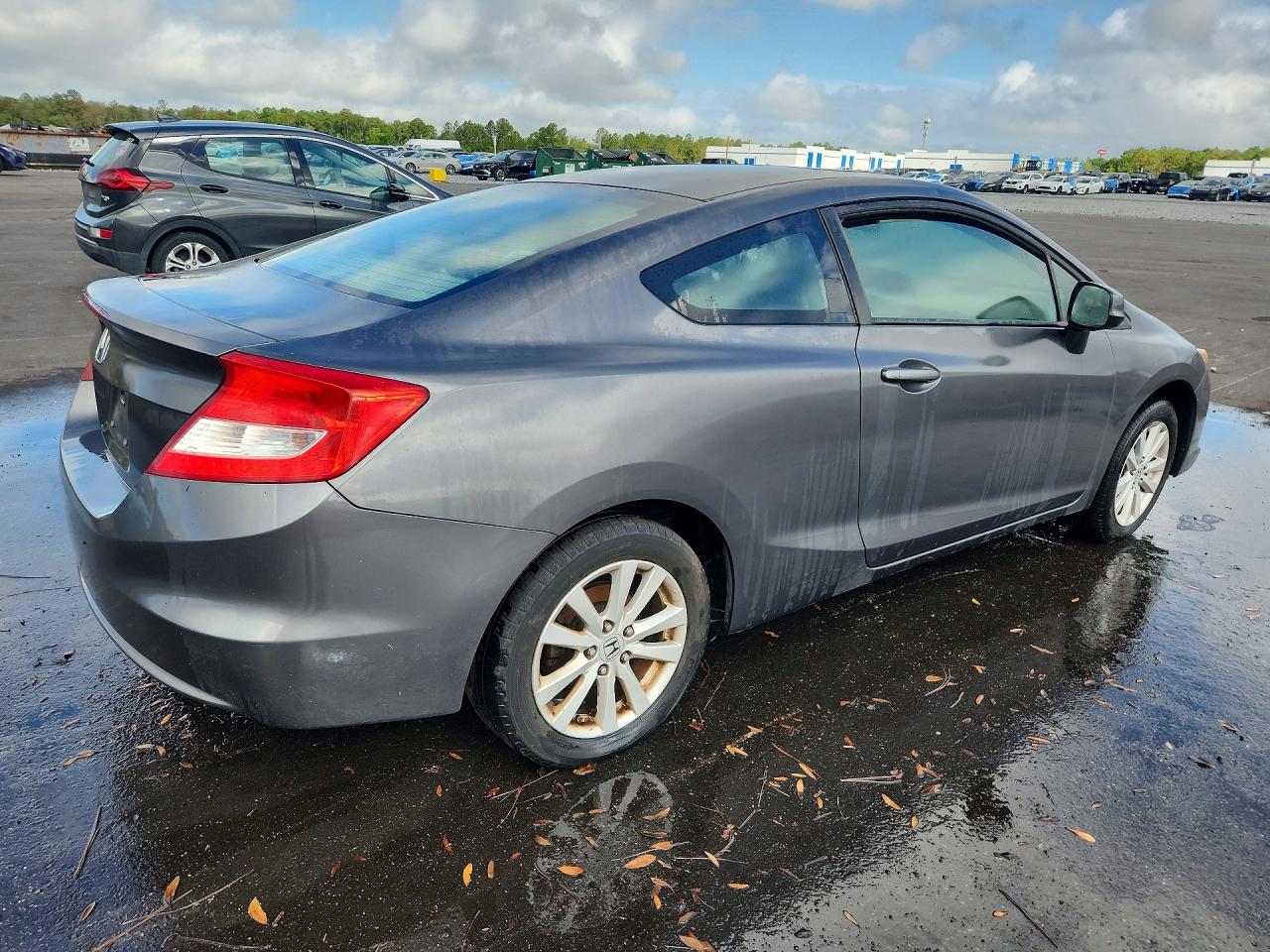 2012 Honda Civic Ex Gray vin: 2HGFG3B86CH546944