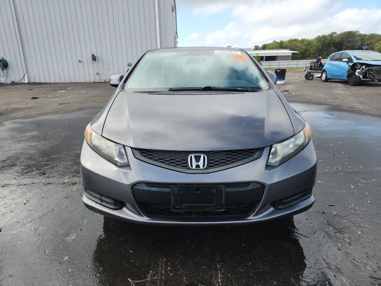 2012 Honda Civic Ex Gray vin: 2HGFG3B86CH546944 Damage: Left Head Lamp, Faded, Acceptable