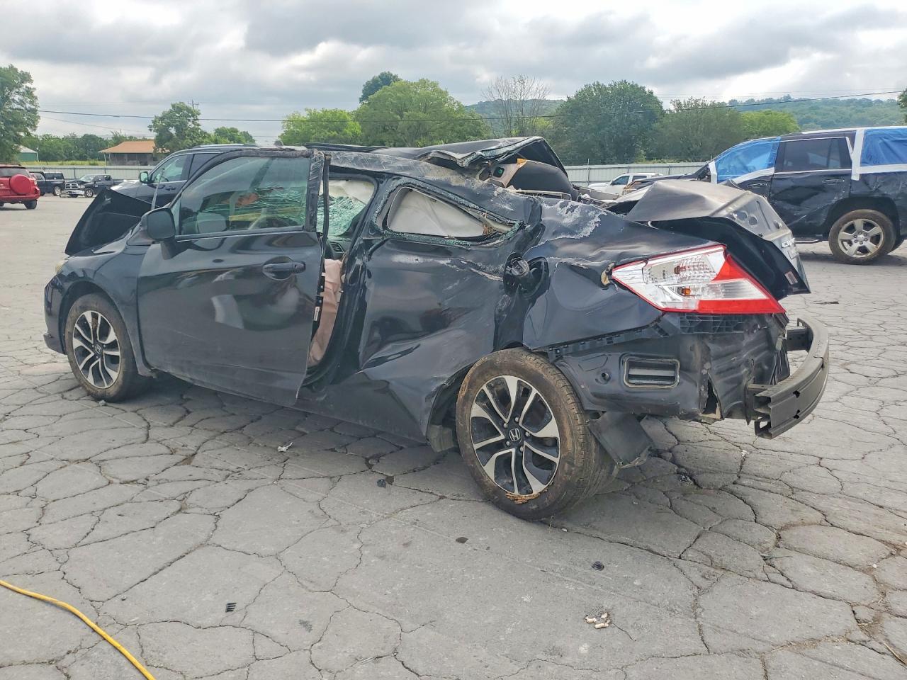 2013 Honda Civic Ex Black vin: 2HGFG3B86DH504470