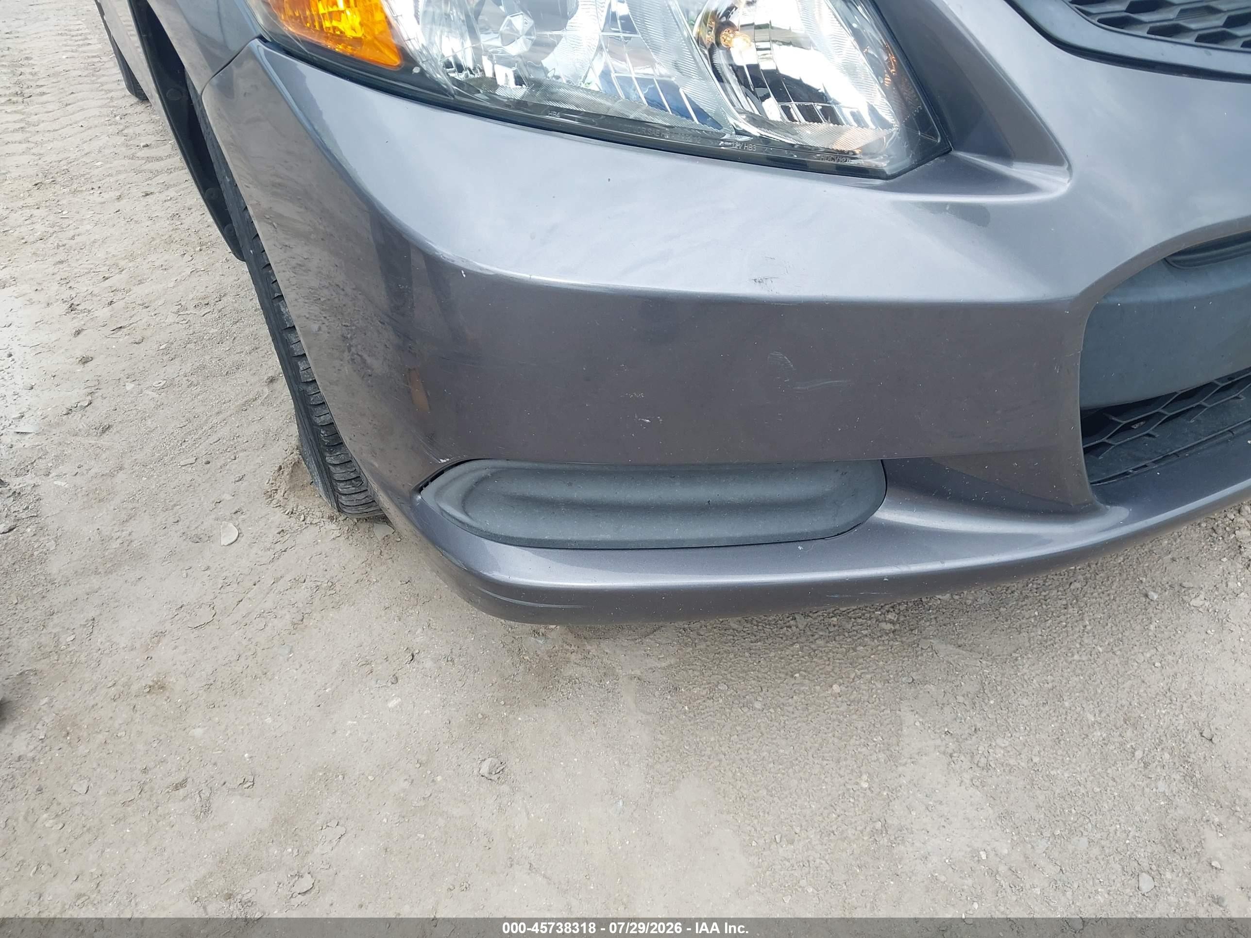 2013 Honda Civic Ex Gray vin: 2HGFG3B86DH514755