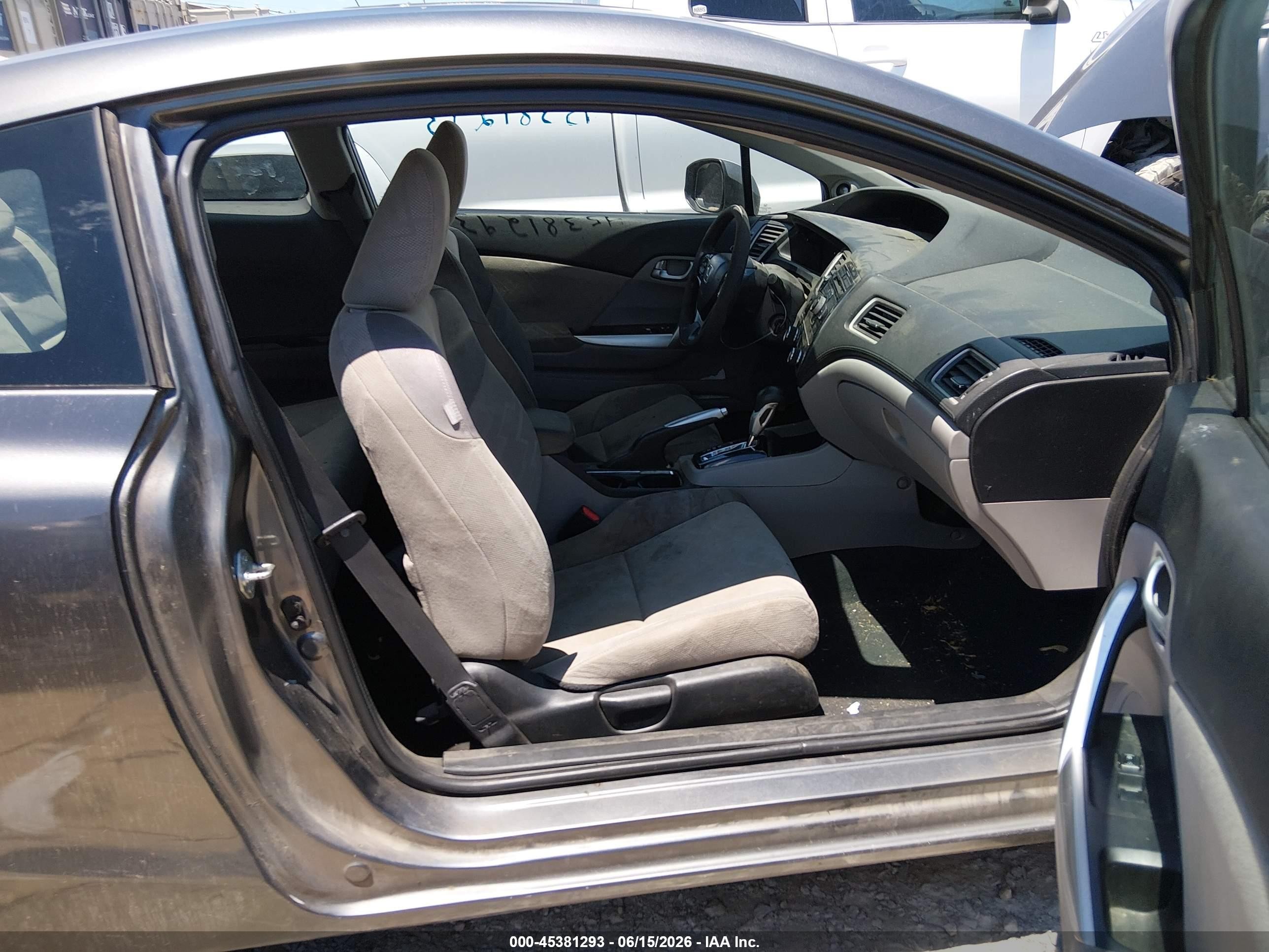 2013 Honda Civic Ex Gray vin: 2HGFG3B86DH516859
