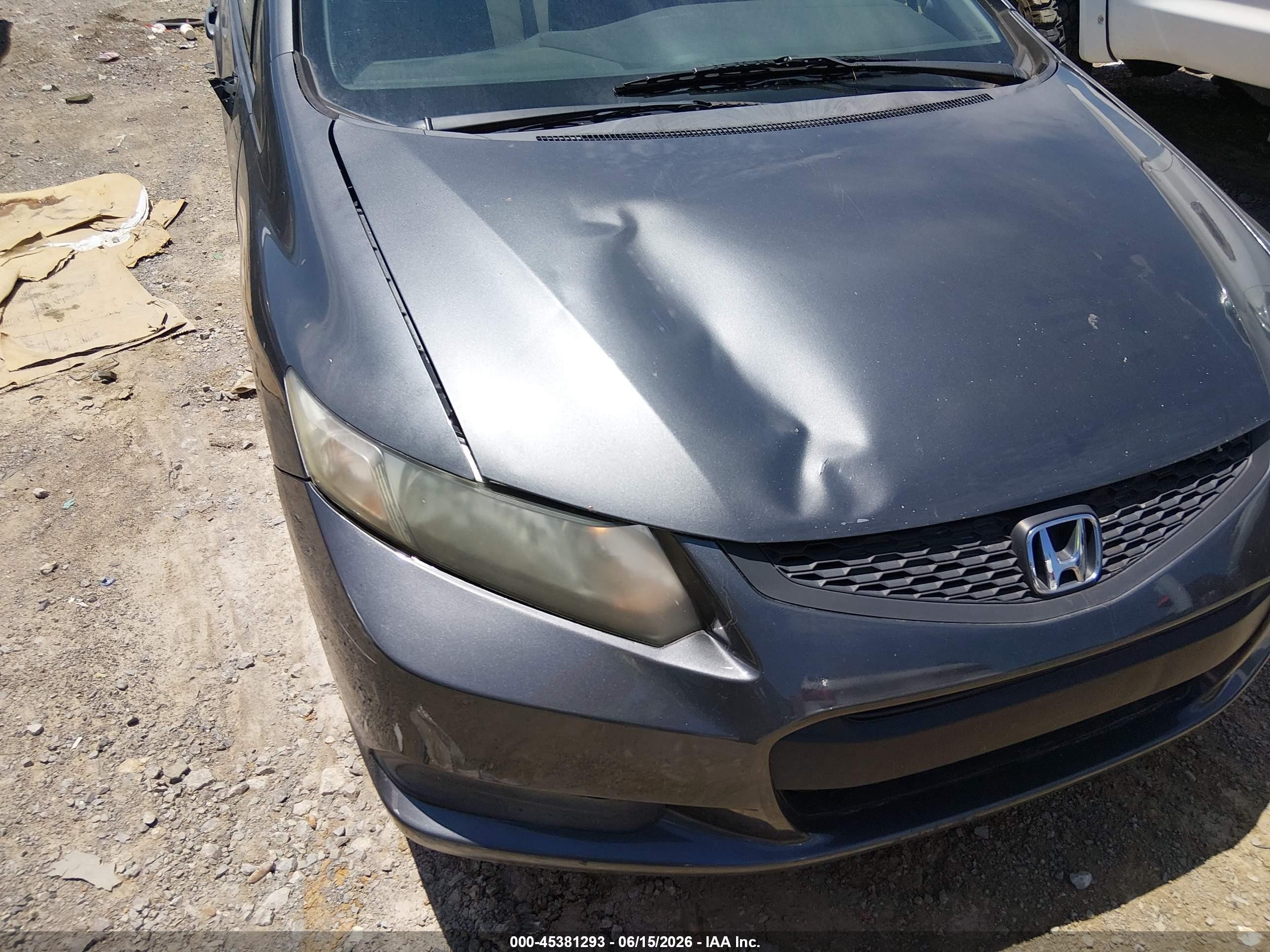 2013 Honda Civic Ex Gray vin: 2HGFG3B86DH516859