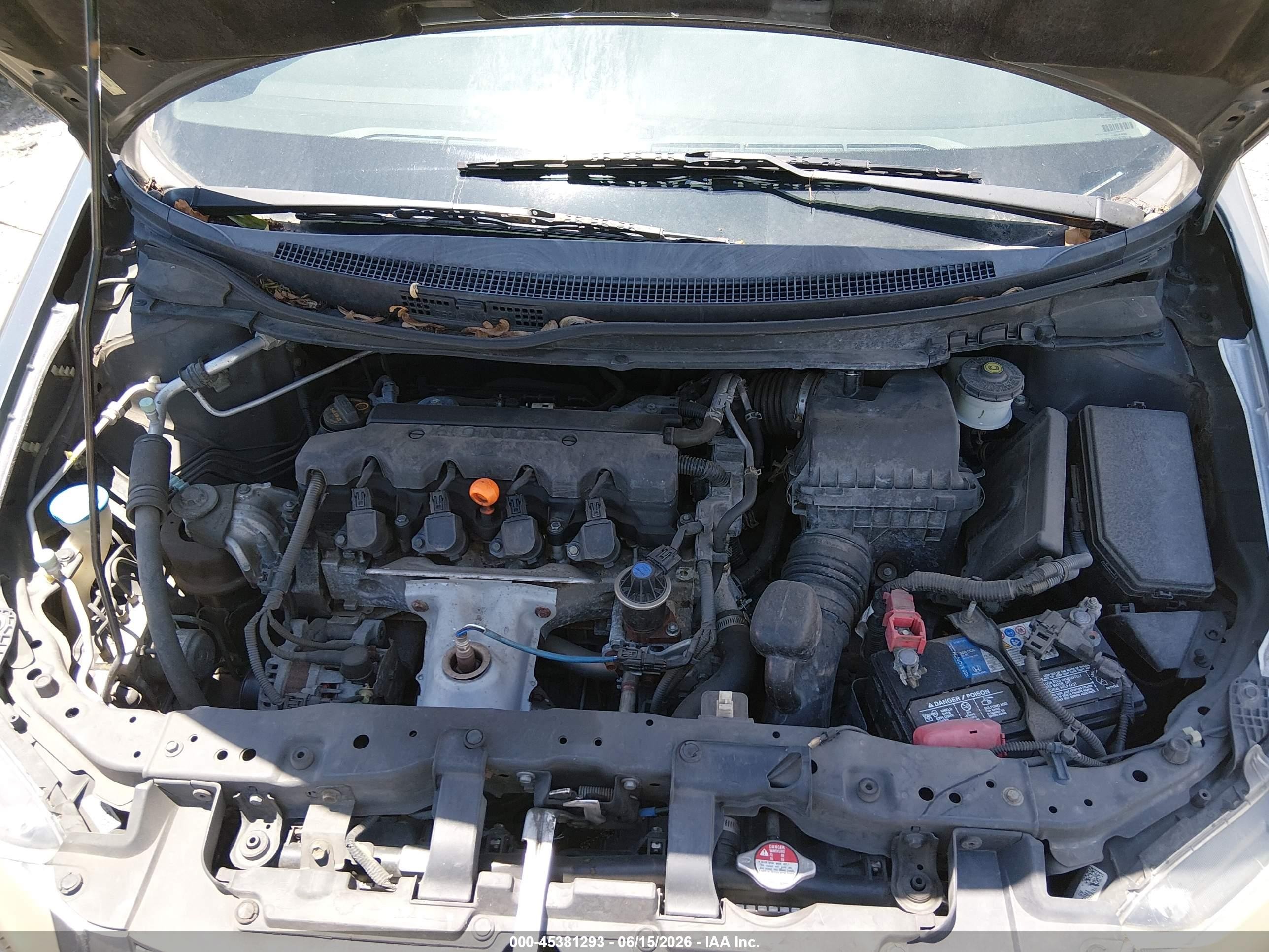 2013 Honda Civic Ex Gray vin: 2HGFG3B86DH516859