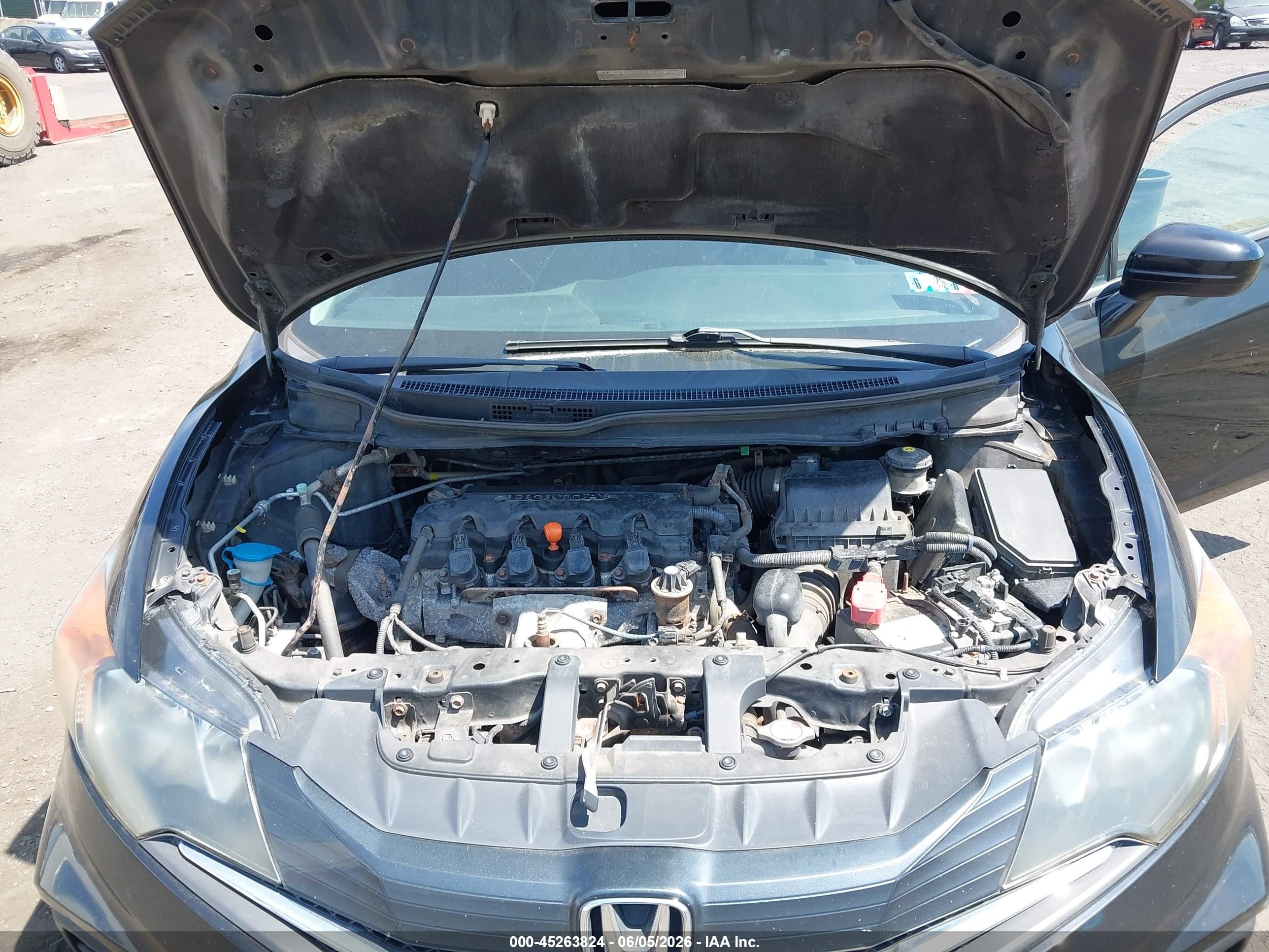 2014 Honda Civic Ex Черный vin: 2HGFG3B86EH515681