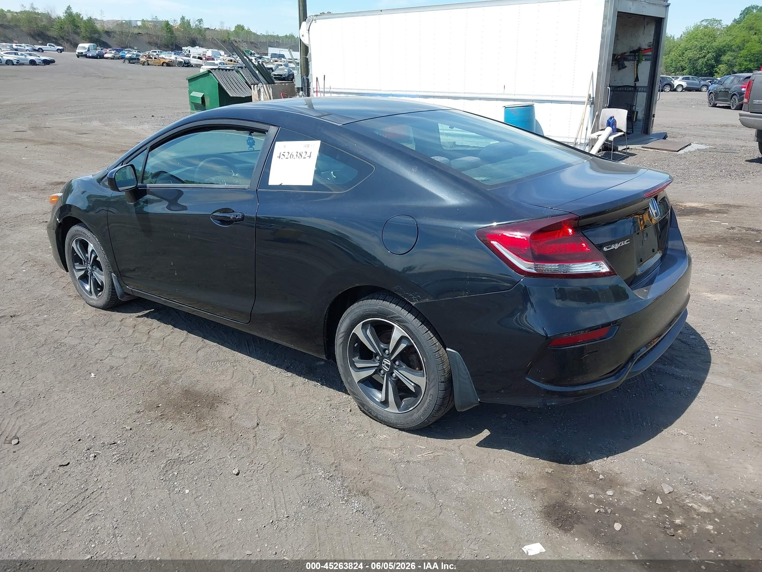 2014 Honda Civic Ex Черный vin: 2HGFG3B86EH515681