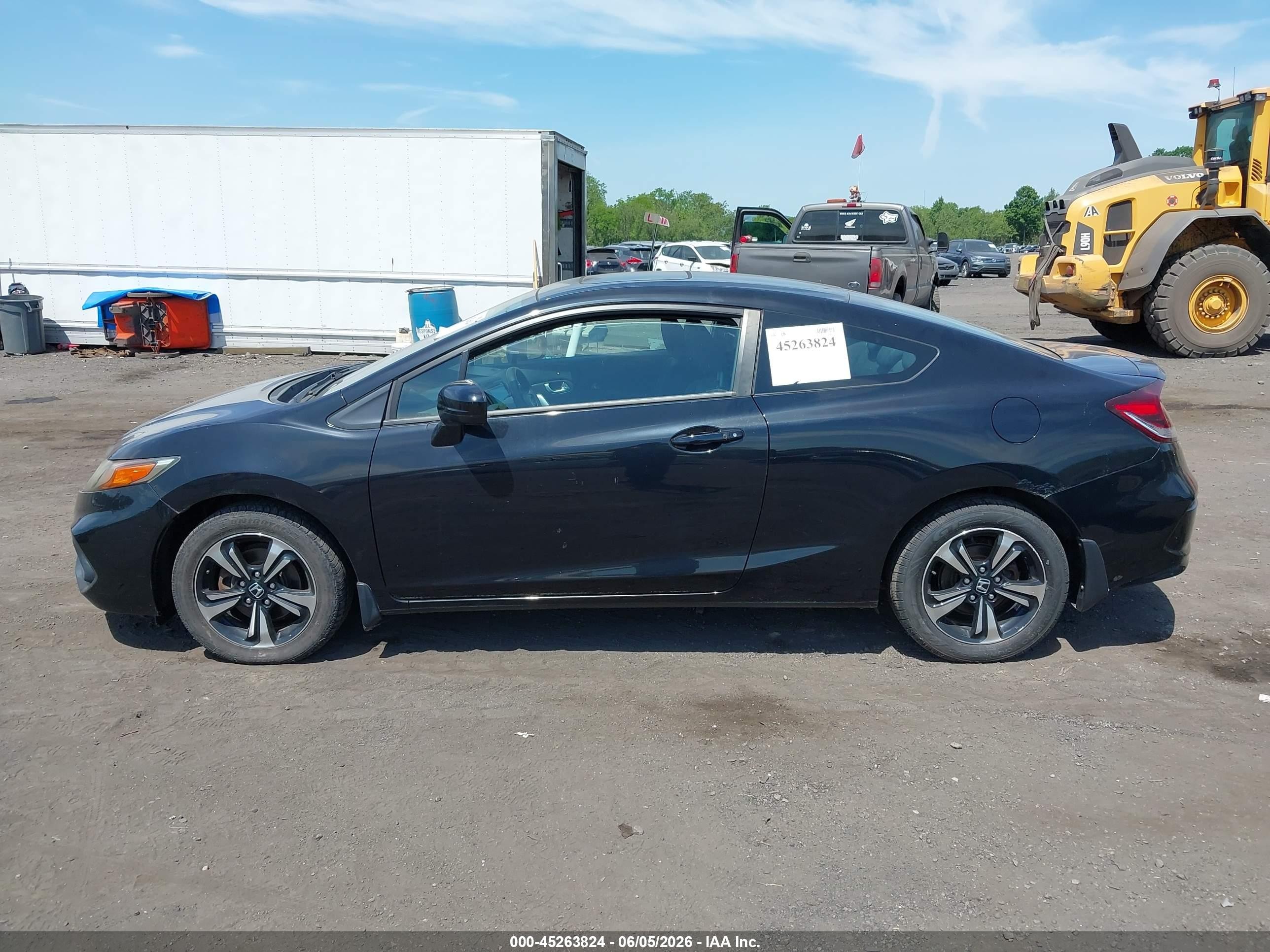 2014 Honda Civic Ex Черный vin: 2HGFG3B86EH515681