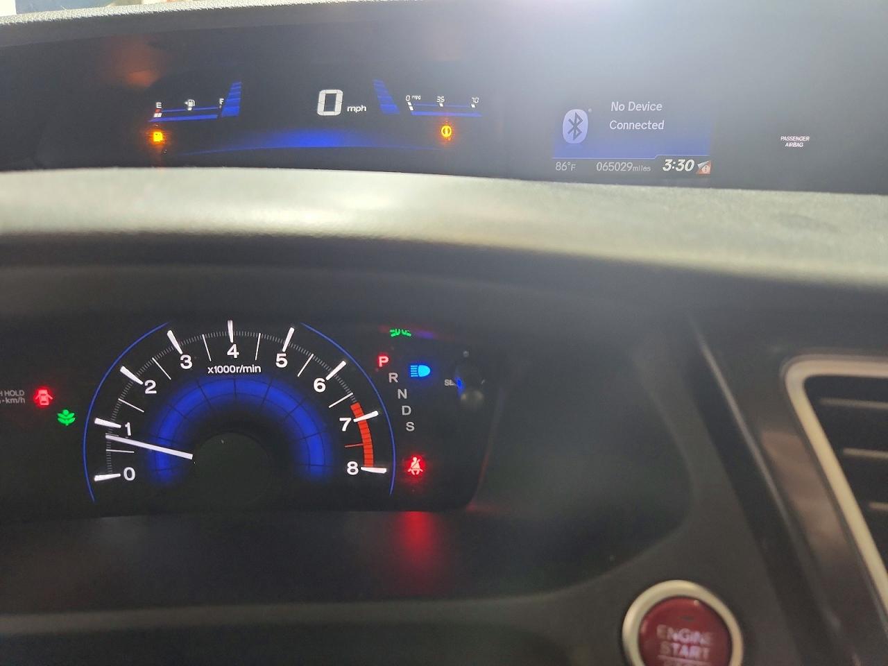 2014 Honda Civic Ex Blue vin: 2HGFG3B86EH520881