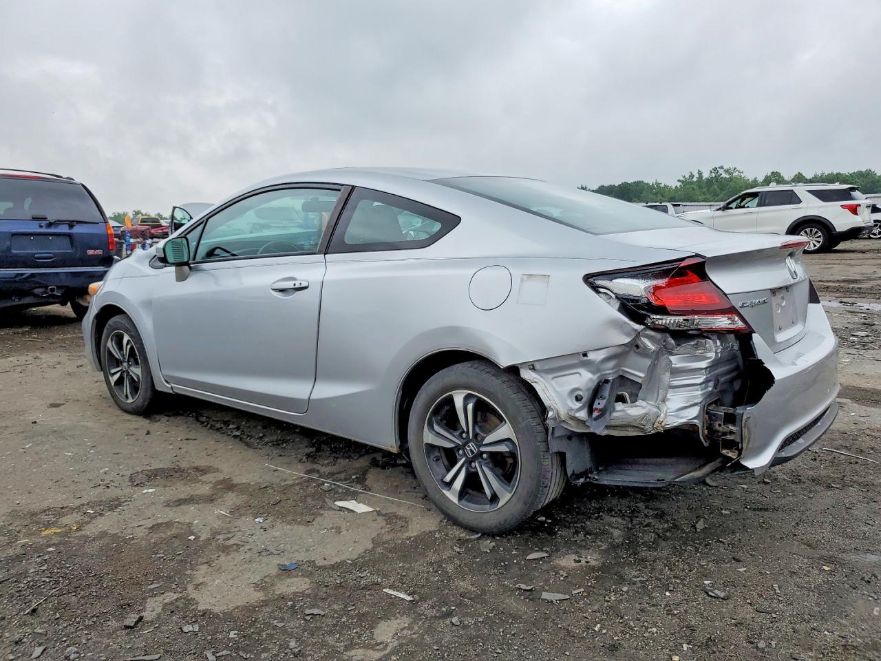 2014 Honda Civic Ex Silver vin: 2HGFG3B86EH521464