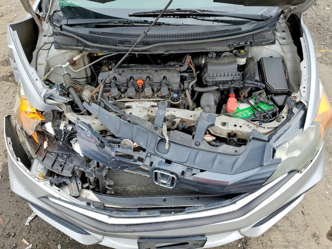 2014 Honda Civic Ex Silver vin: 2HGFG3B86EH521464
