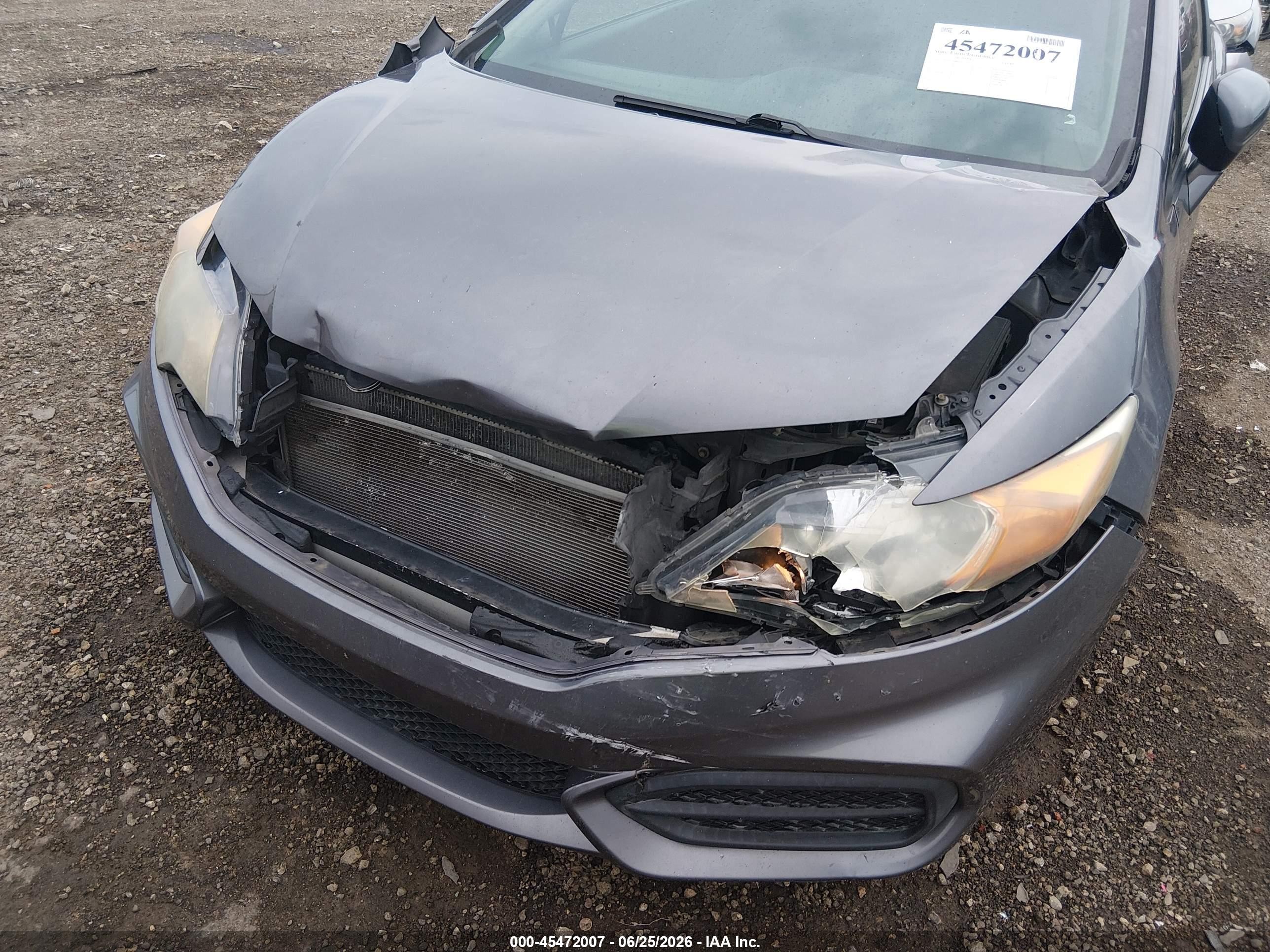 2015 Honda Civic Ex Серый vin: 2HGFG3B86FH517559