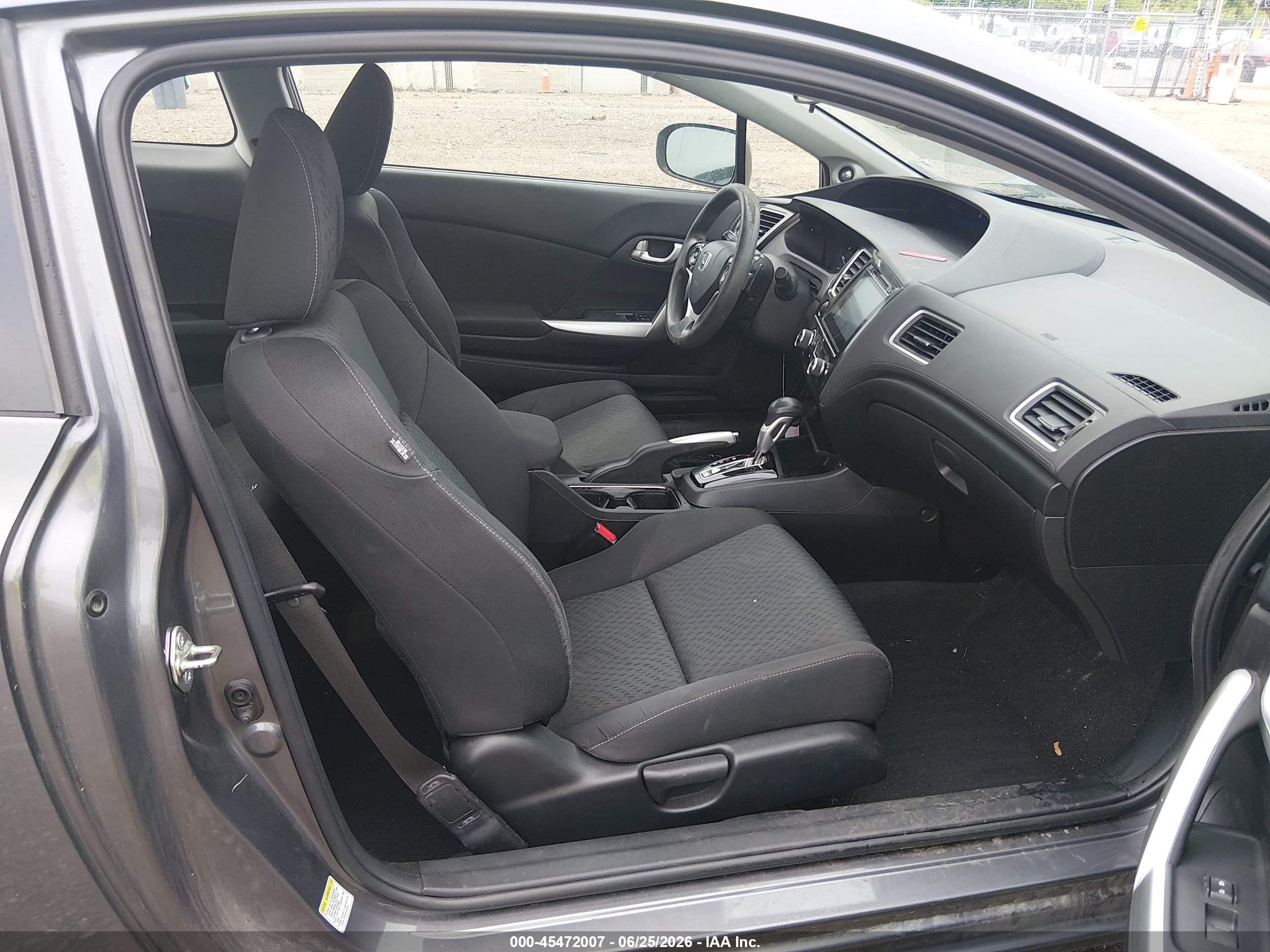 2015 Honda Civic Ex Серый vin: 2HGFG3B86FH517559