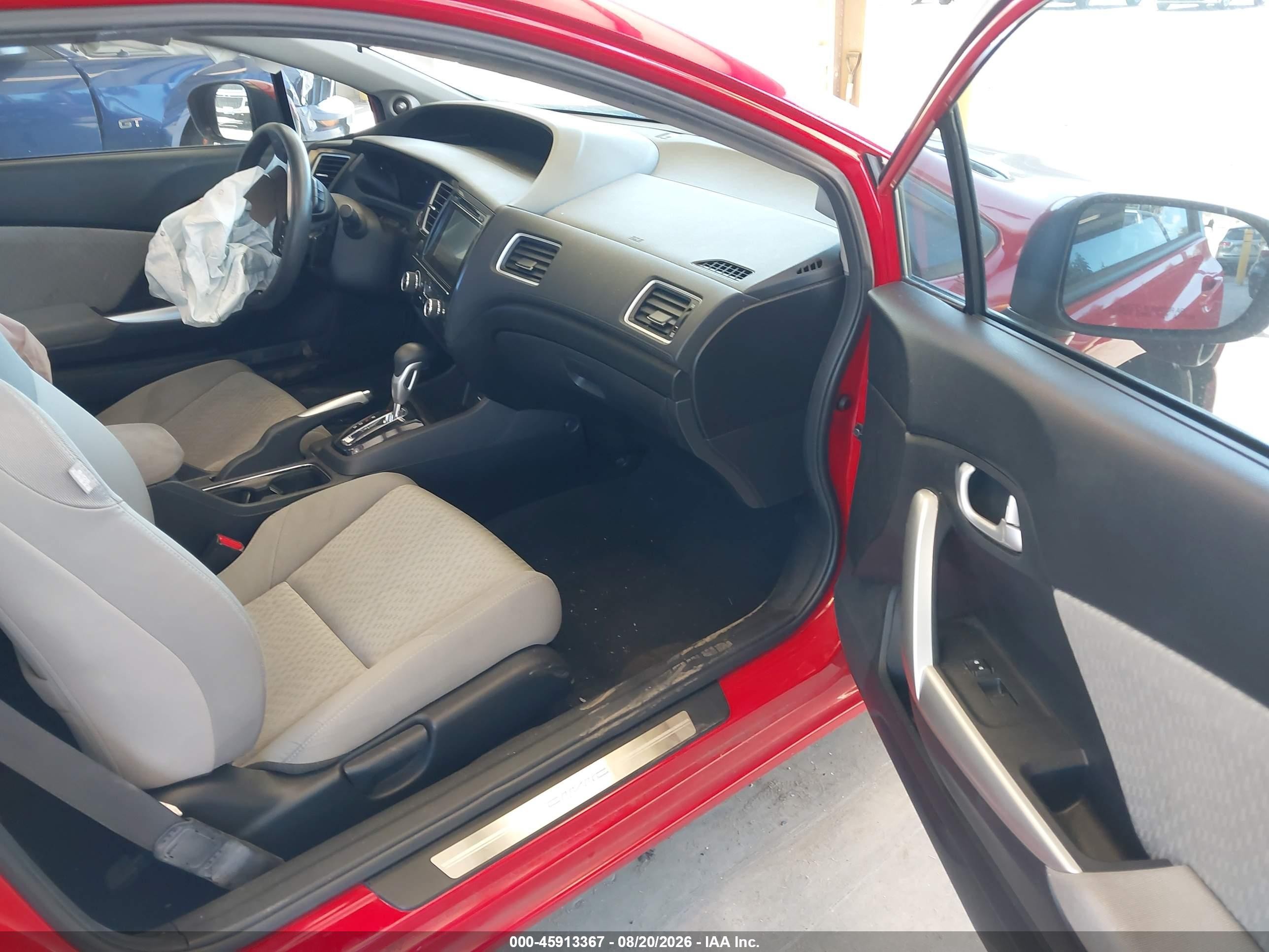 2015 Honda Civic Ex Red vin: 2HGFG3B86FH531154