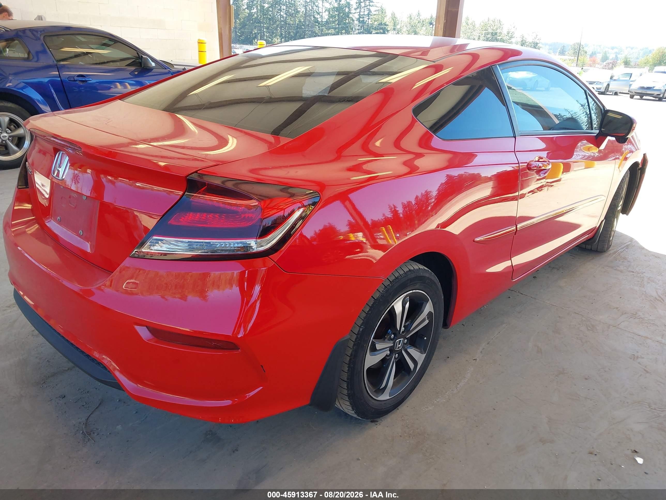 2015 Honda Civic Ex Red vin: 2HGFG3B86FH531154