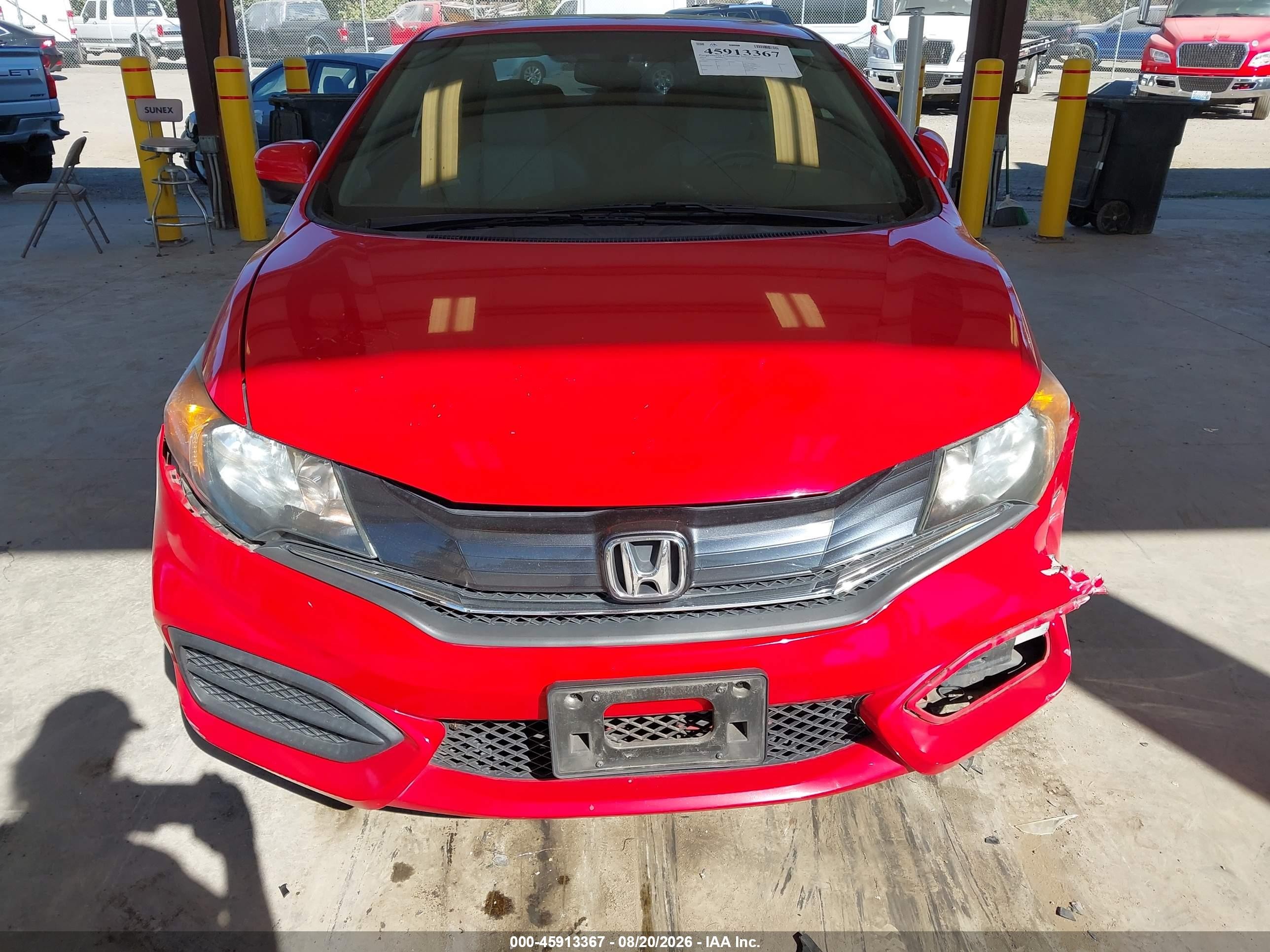 2015 Honda Civic Ex Red vin: 2HGFG3B86FH531154