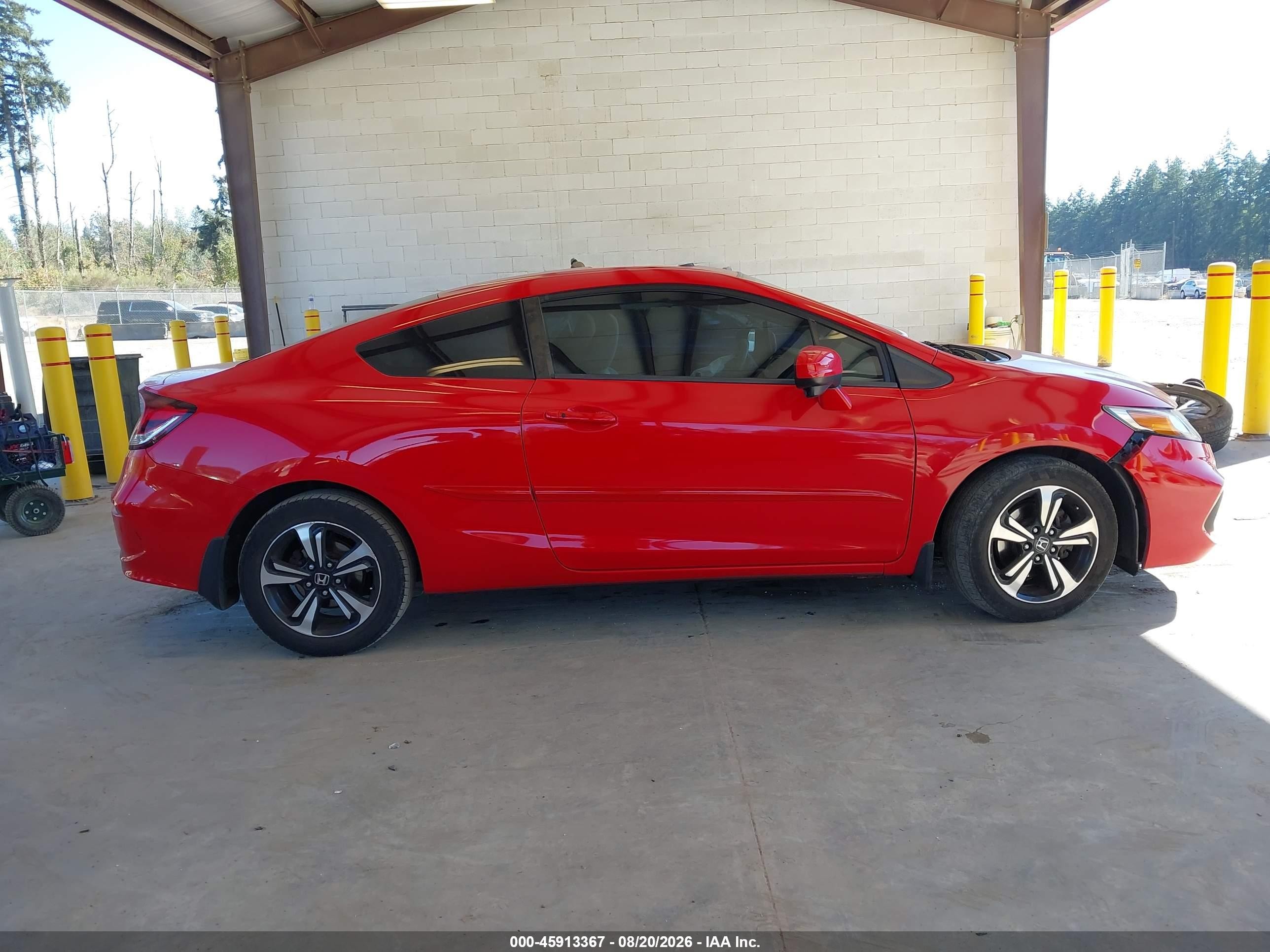 2015 Honda Civic Ex Red vin: 2HGFG3B86FH531154