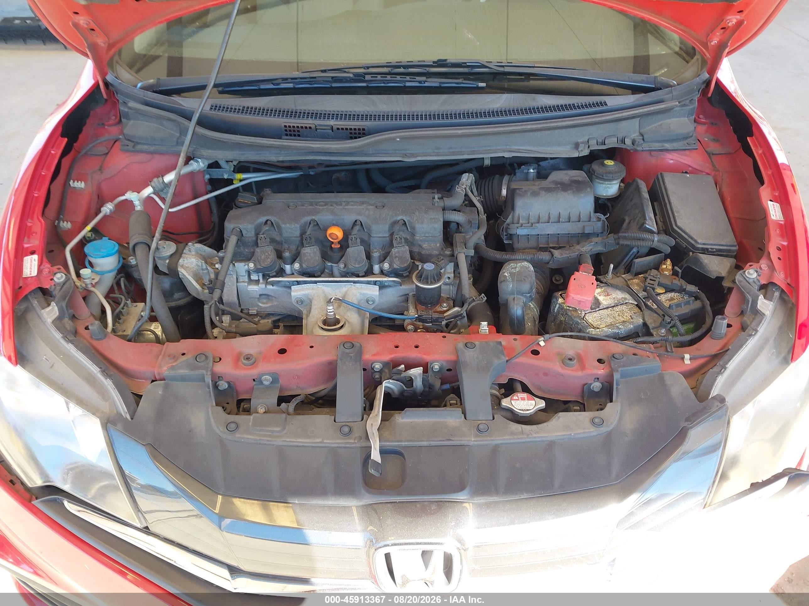 2015 Honda Civic Ex Red vin: 2HGFG3B86FH531154