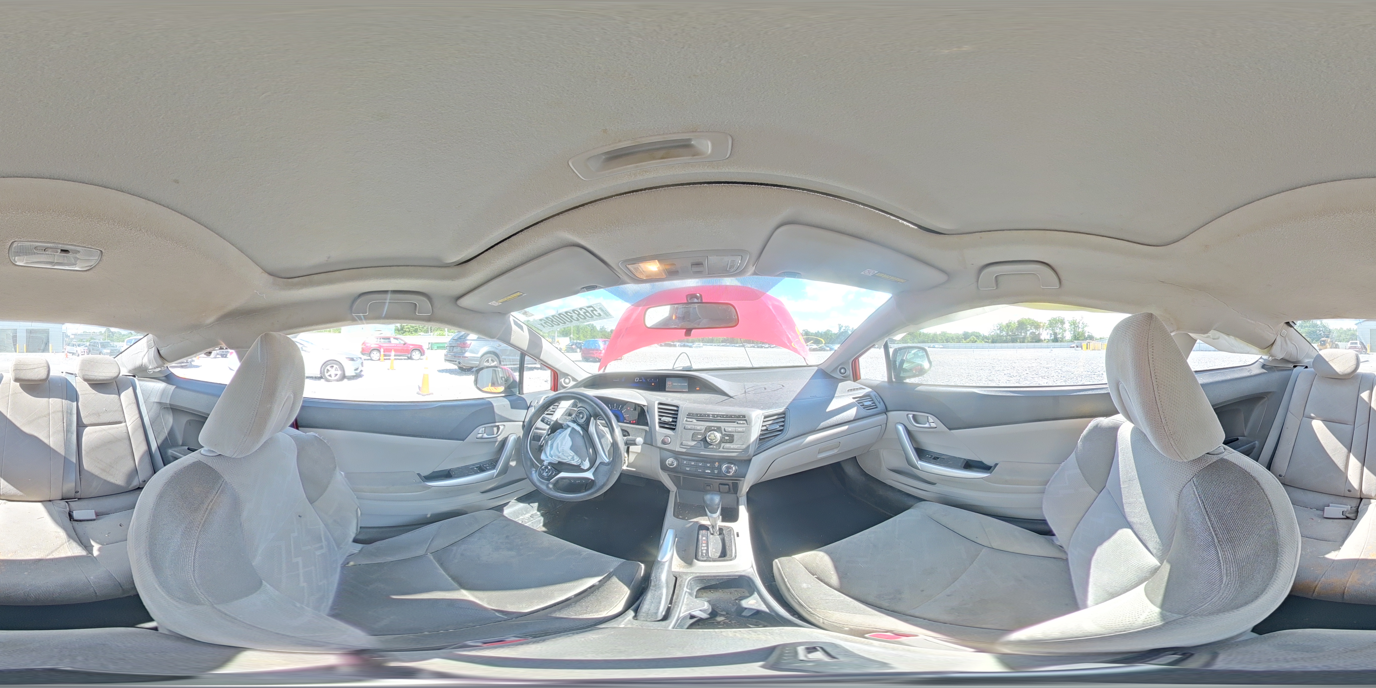 2012 Honda Civic Ex Red vin: 2HGFG3B87CH526251