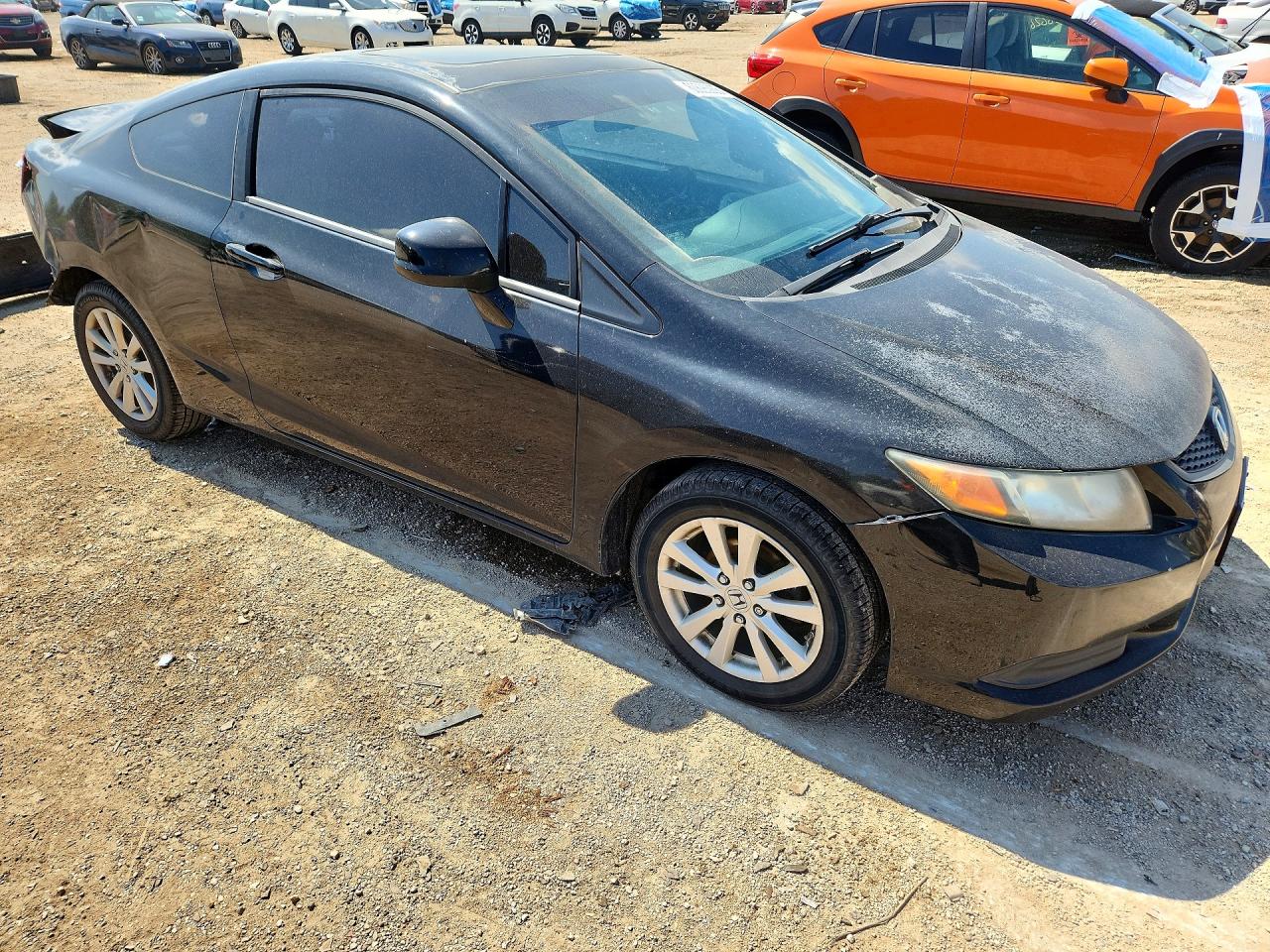 2012 Honda Civic Ex Black vin: 2HGFG3B87CH534401