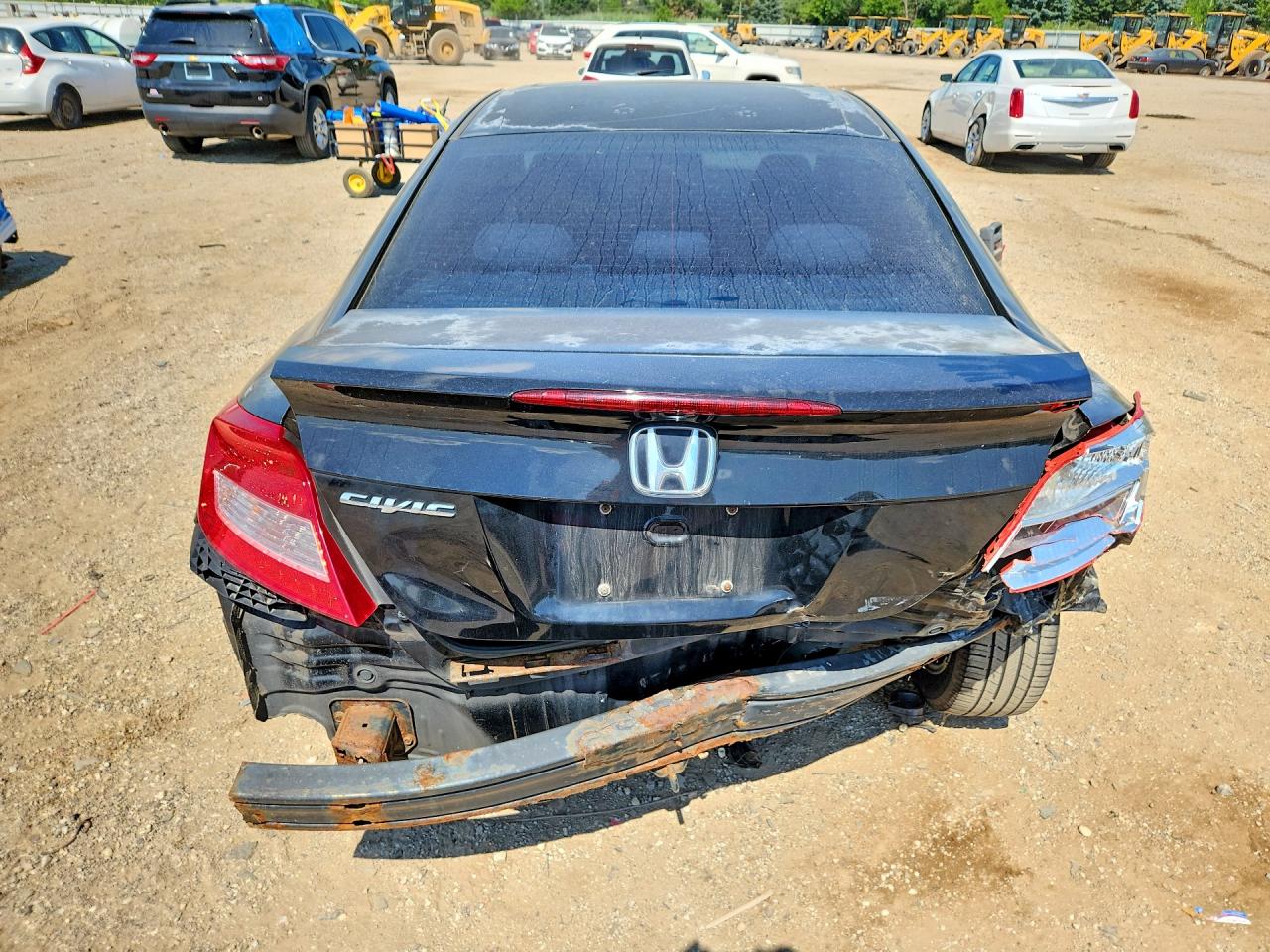 2012 Honda Civic Ex Black vin: 2HGFG3B87CH534401