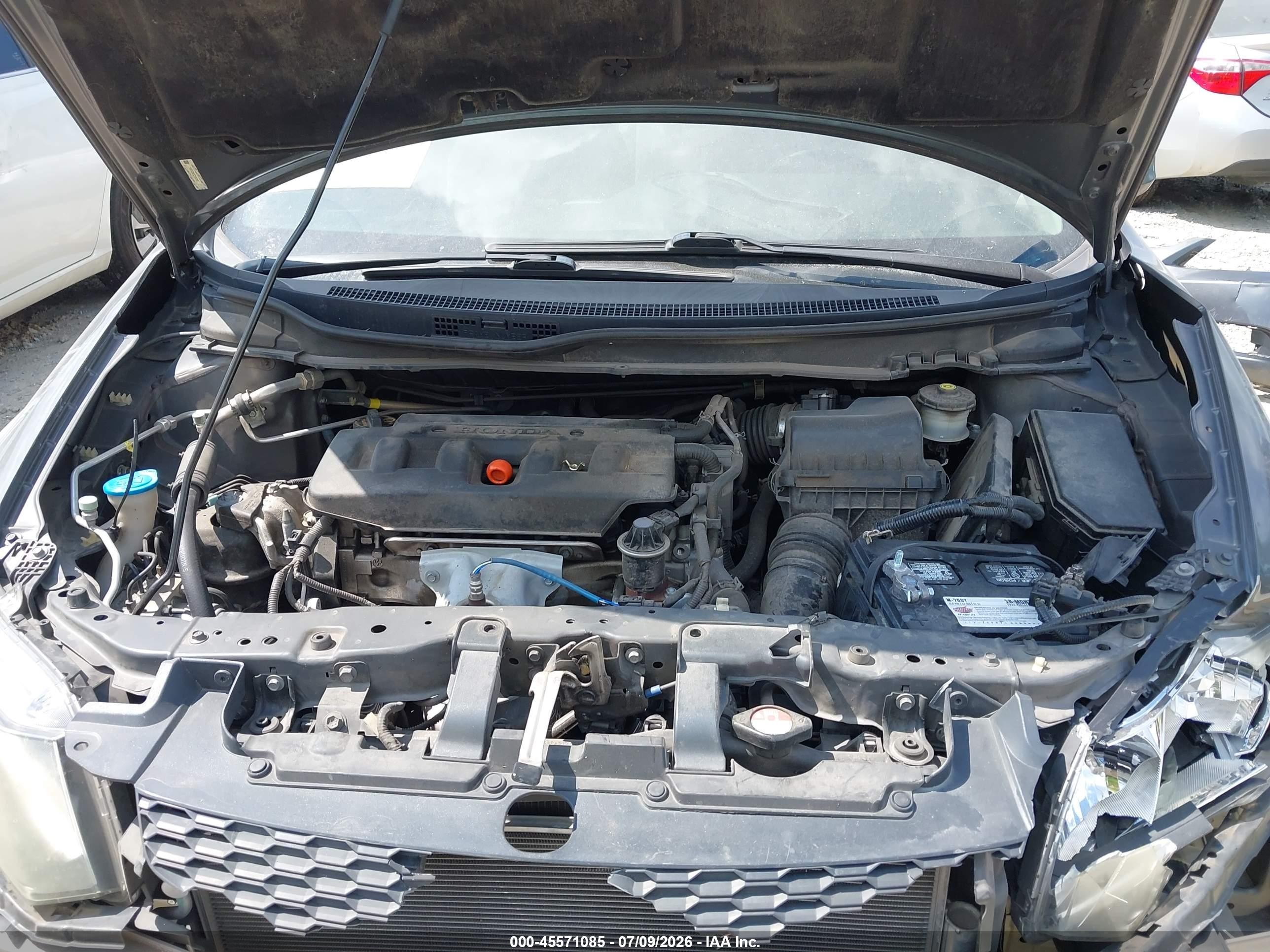 2012 Honda Civic Ex Gray vin: 2HGFG3B87CH560108