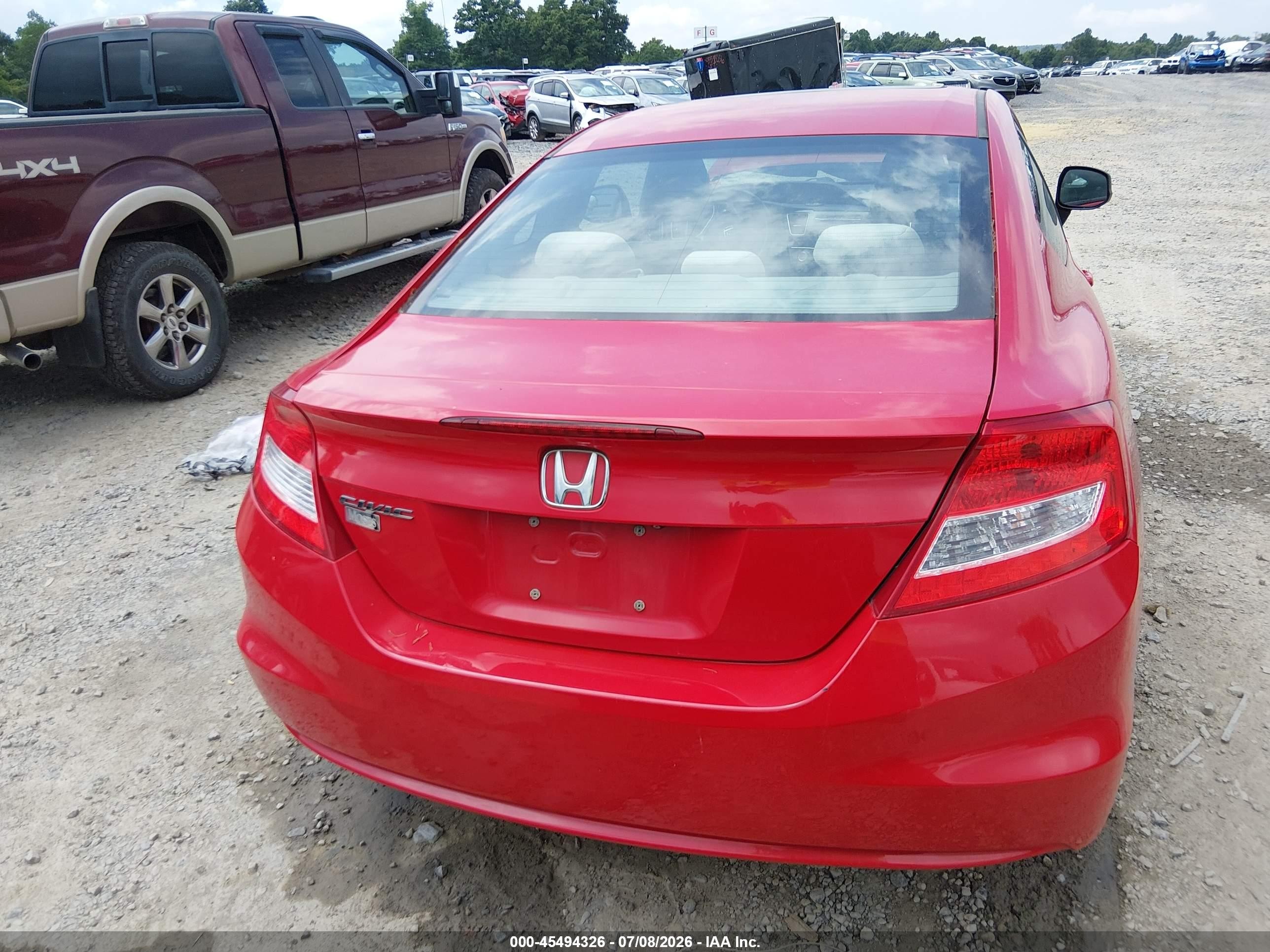 2013 Honda Civic Ex Red vin: 2HGFG3B87DH510178