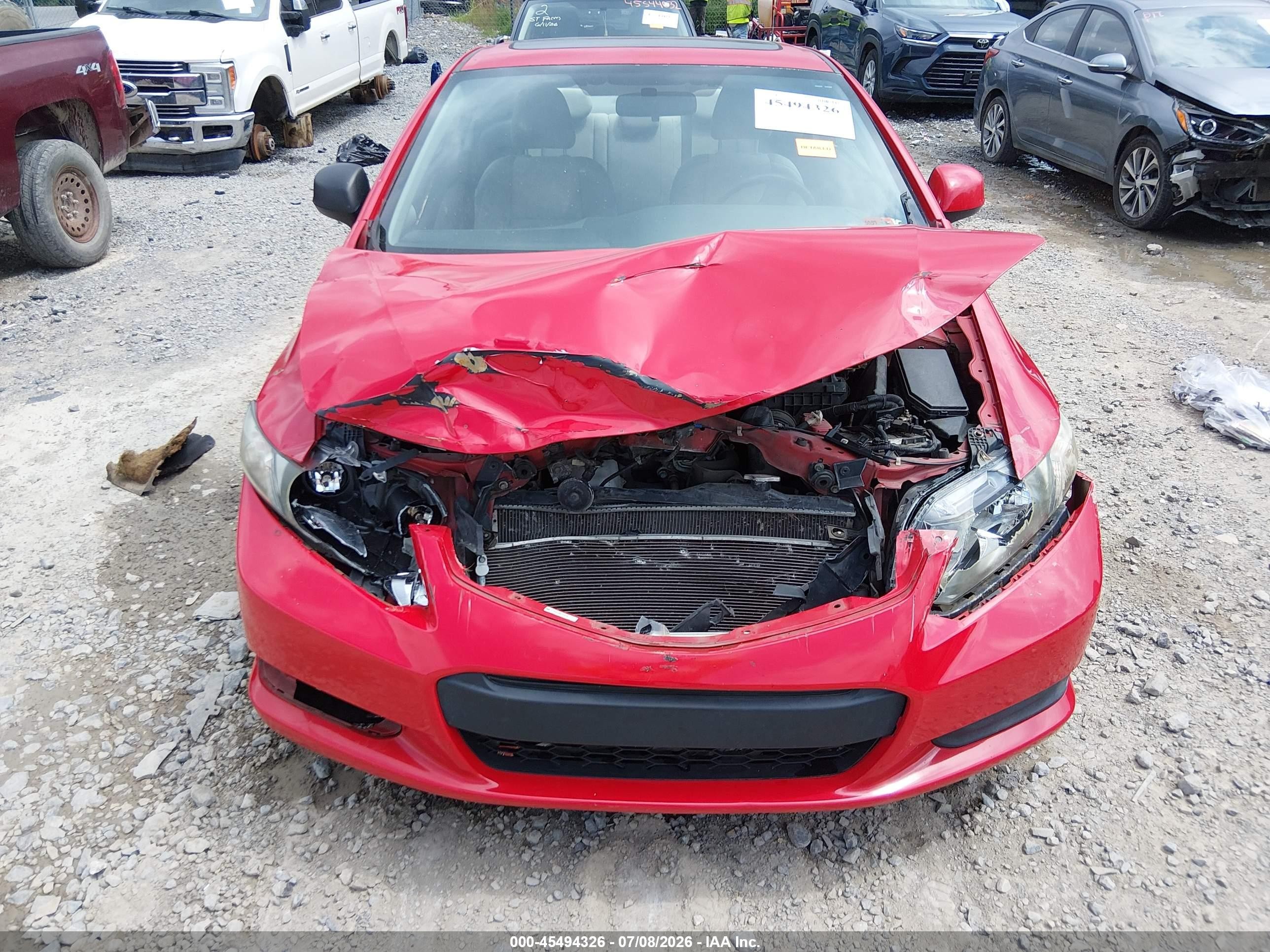 2013 Honda Civic Ex Red vin: 2HGFG3B87DH510178