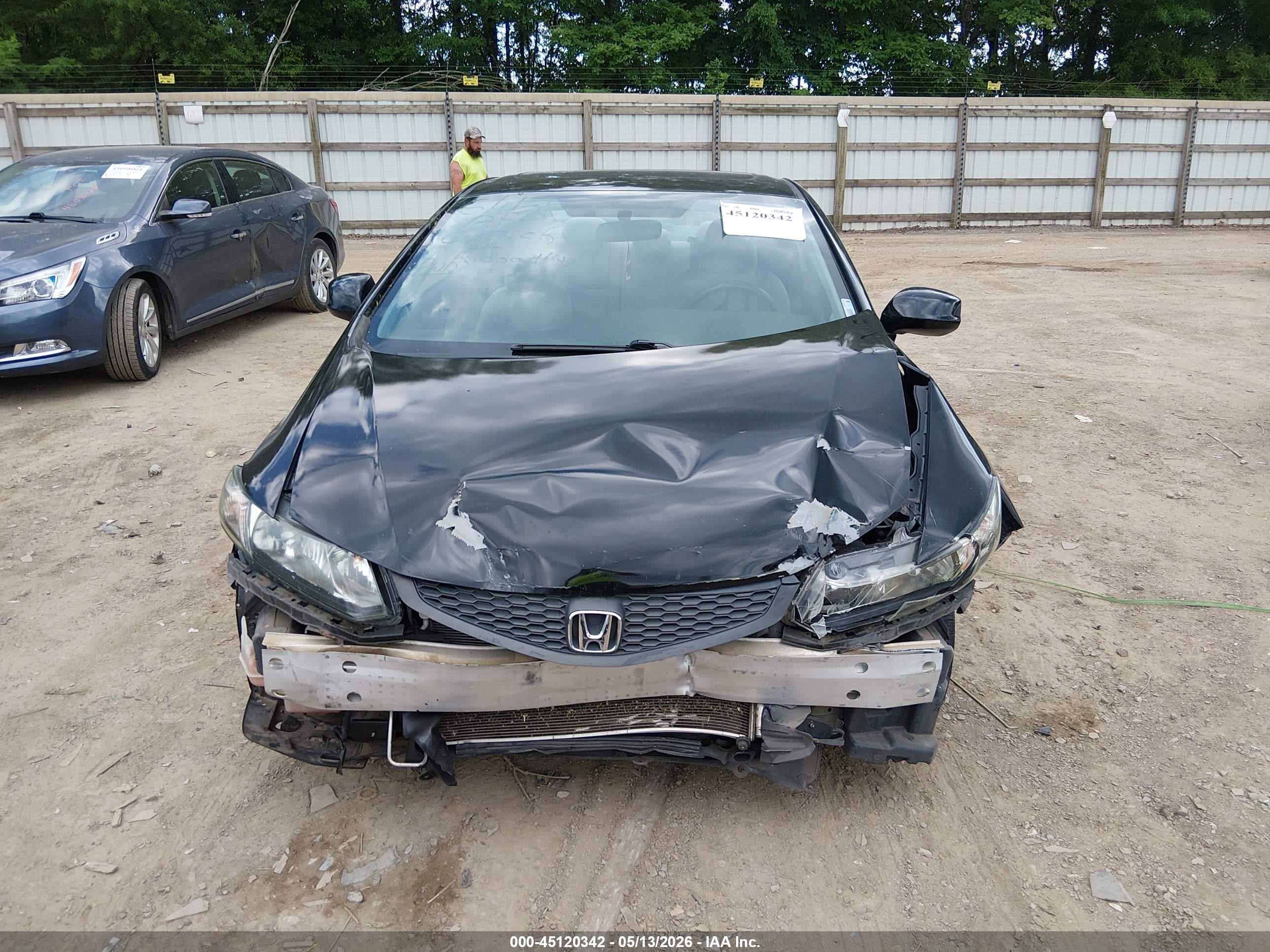2013 Honda Civic Ex Black vin: 2HGFG3B87DH512951