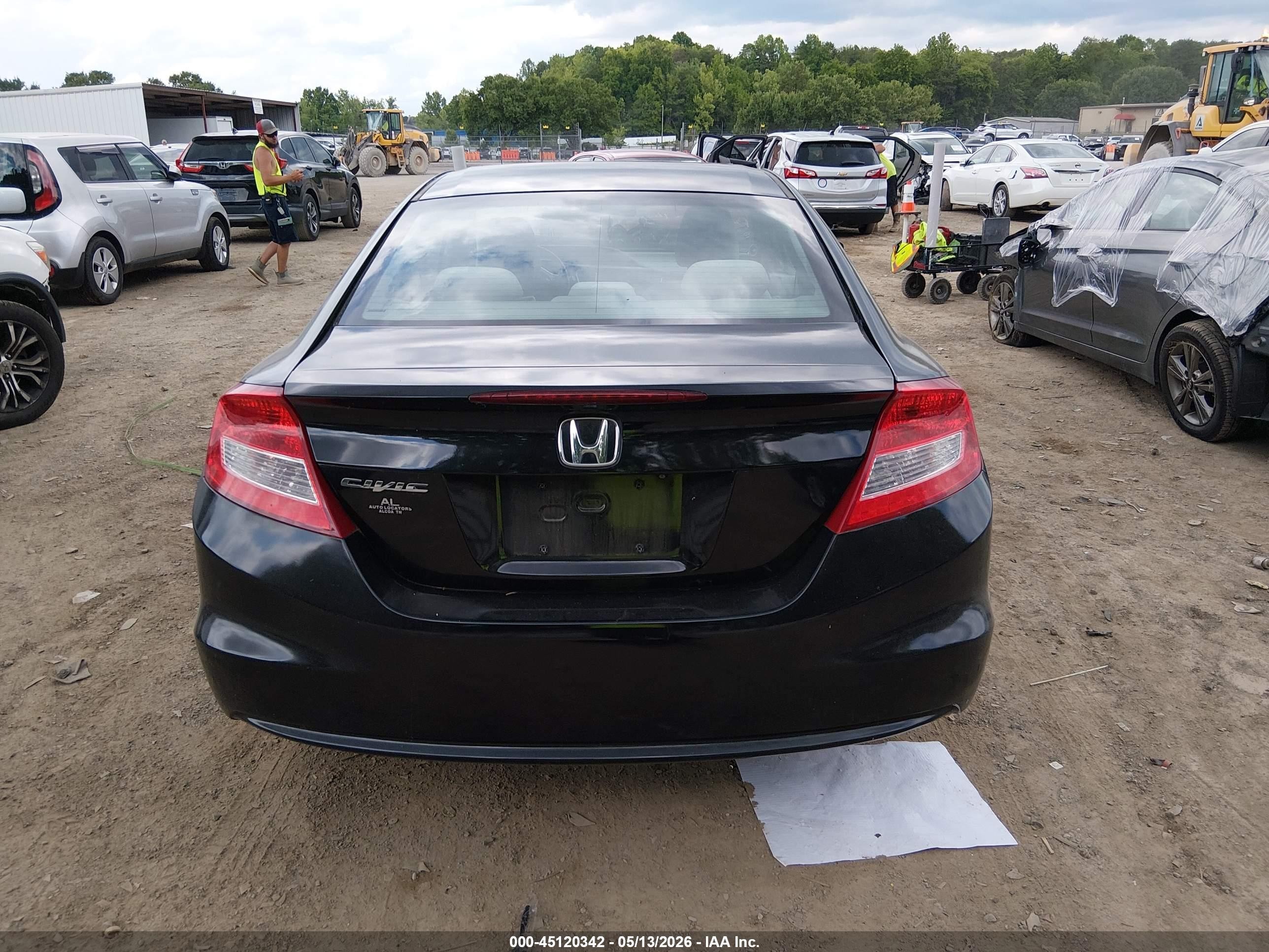 2013 Honda Civic Ex Black vin: 2HGFG3B87DH512951