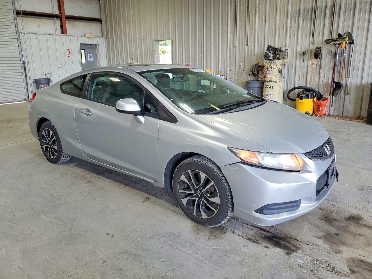2013 Honda Civic Ex Silver vin: 2HGFG3B87DH528423