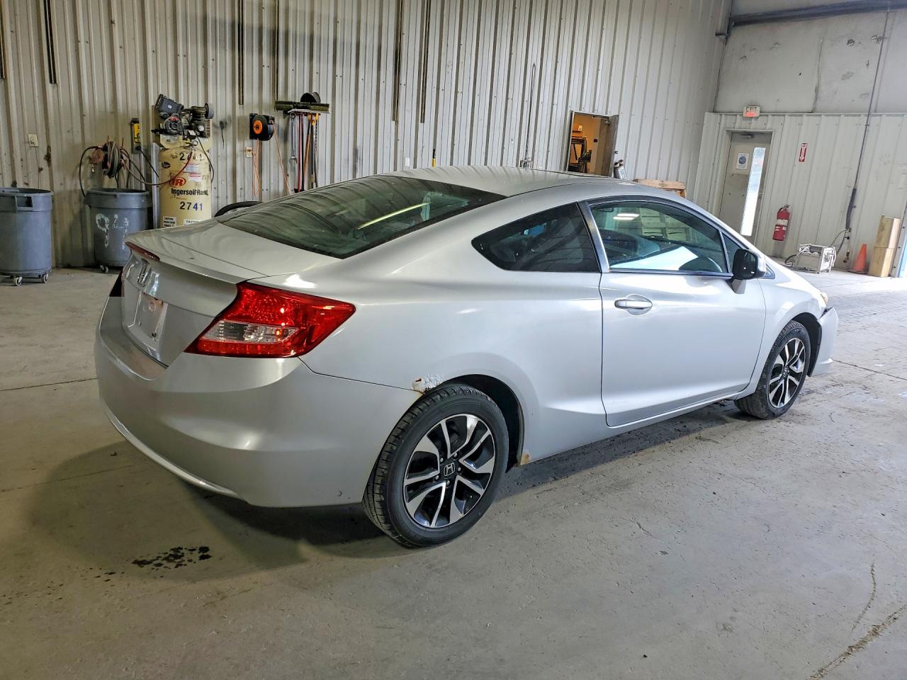 2013 Honda Civic Ex Silver vin: 2HGFG3B87DH528423