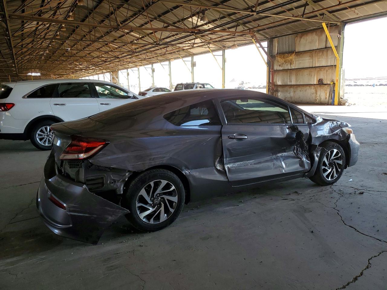 2014 Honda Civic Ex Серый vin: 2HGFG3B87EH517696