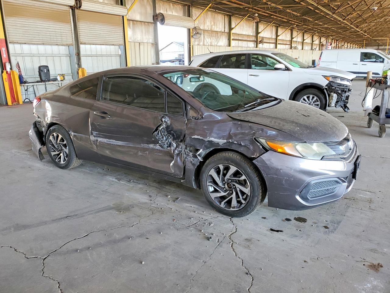 2014 Honda Civic Ex Серый vin: 2HGFG3B87EH517696