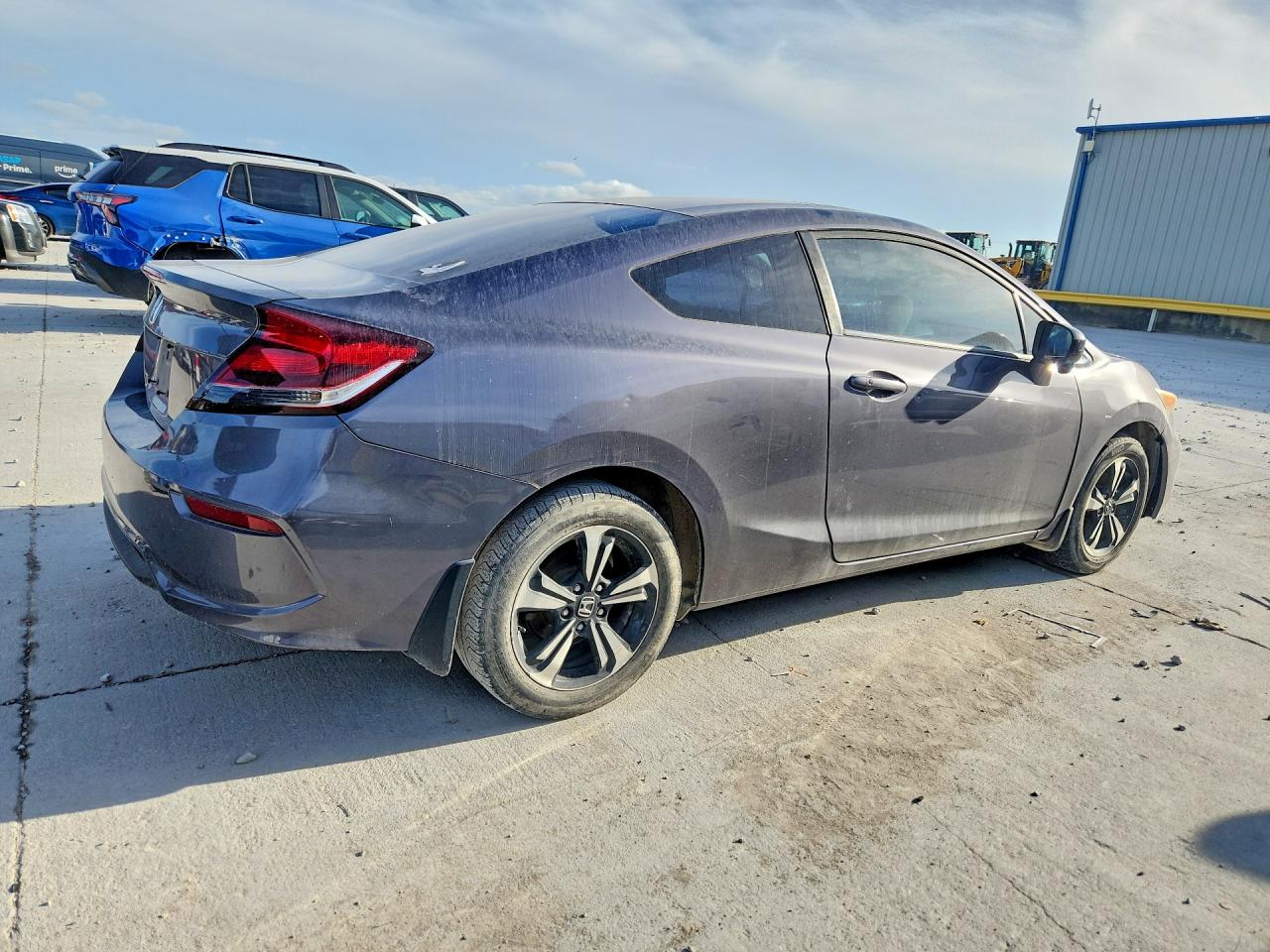 2014 Honda Civic Sedan Gray vin: 2HGFG3B87EH526740