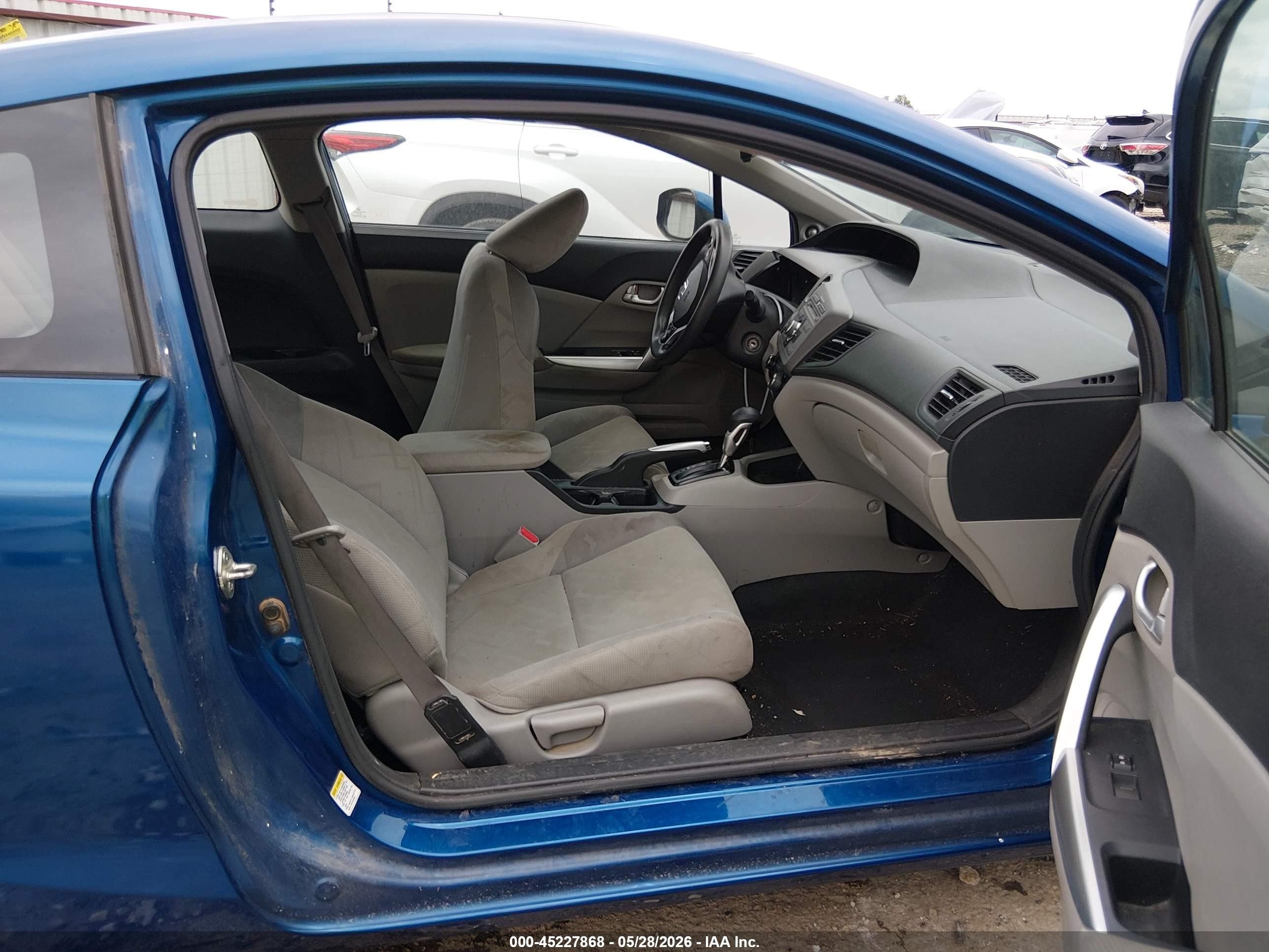 2012 Honda Civic Ex Blue vin: 2HGFG3B88CH504159