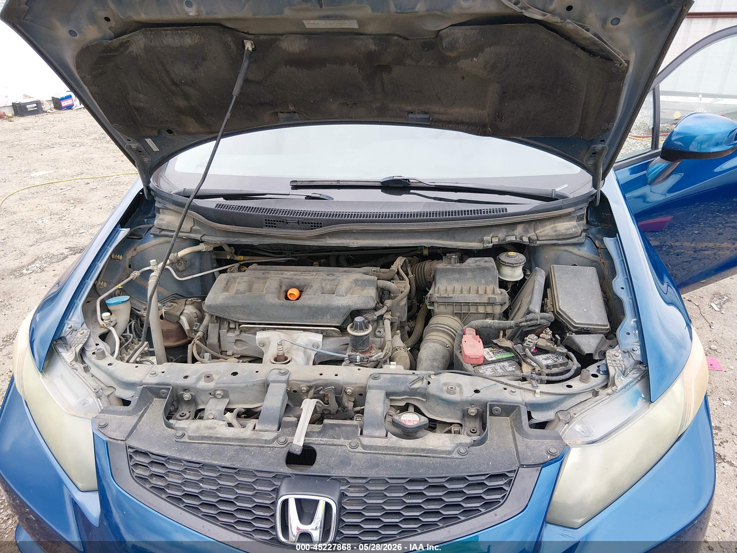 2012 Honda Civic Ex Blue vin: 2HGFG3B88CH504159
