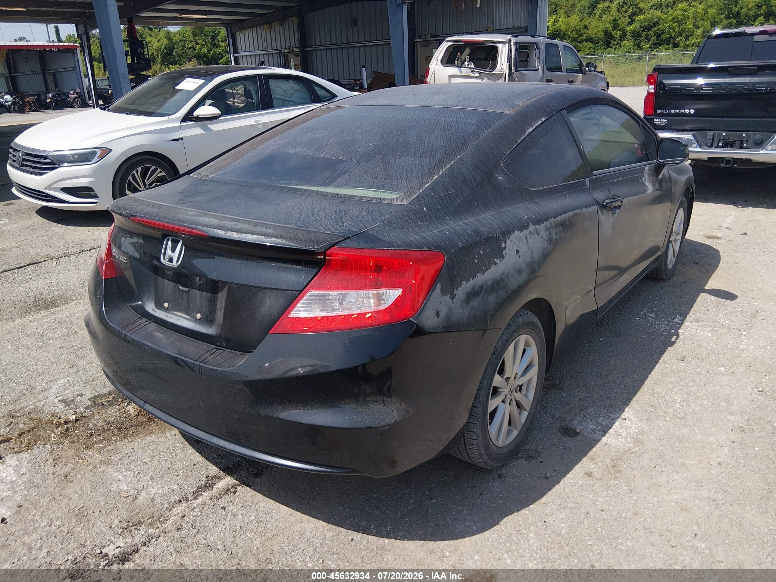 2012 Honda Civic Ex Blue vin: 2HGFG3B88CH508793