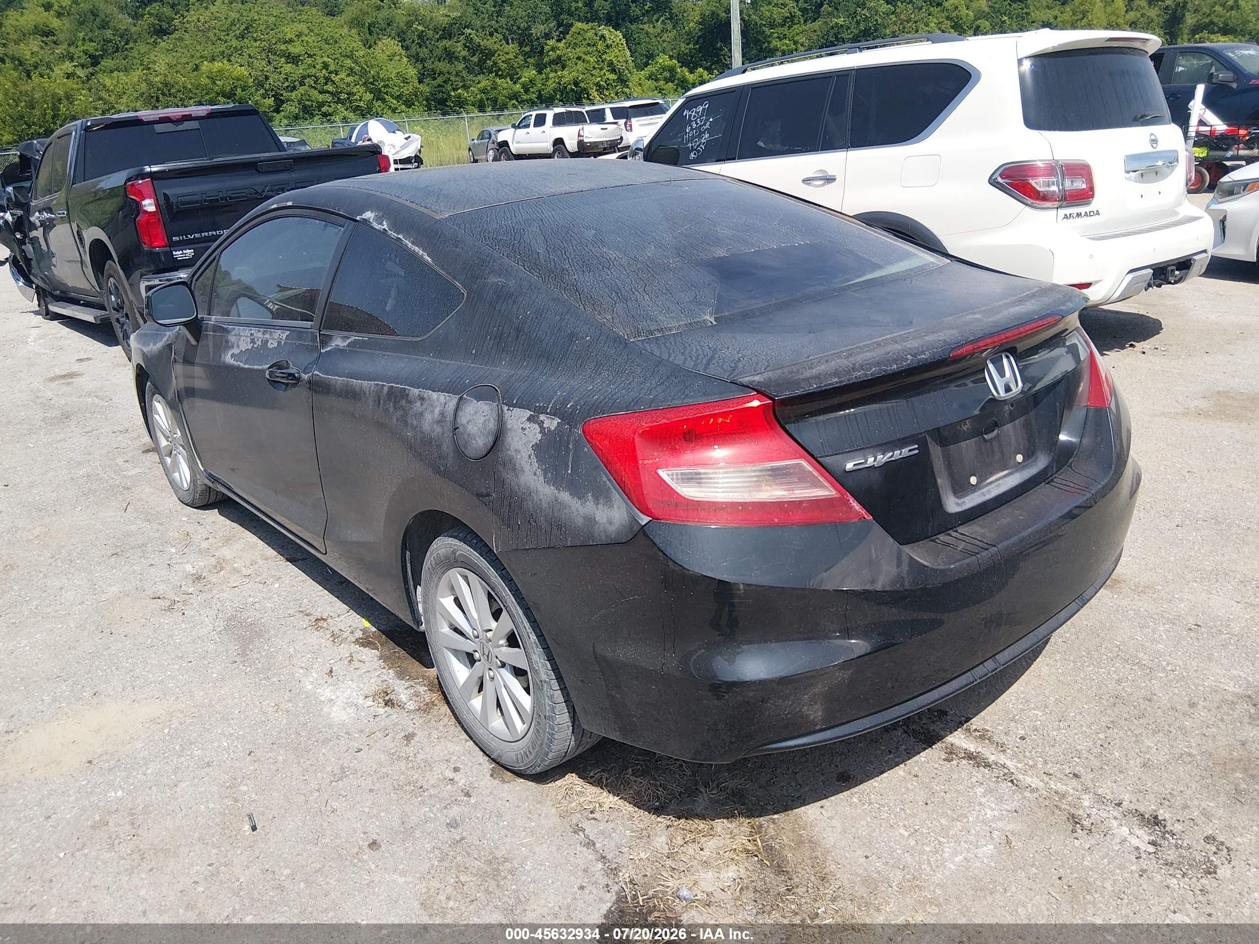 2012 Honda Civic Ex Blue vin: 2HGFG3B88CH508793