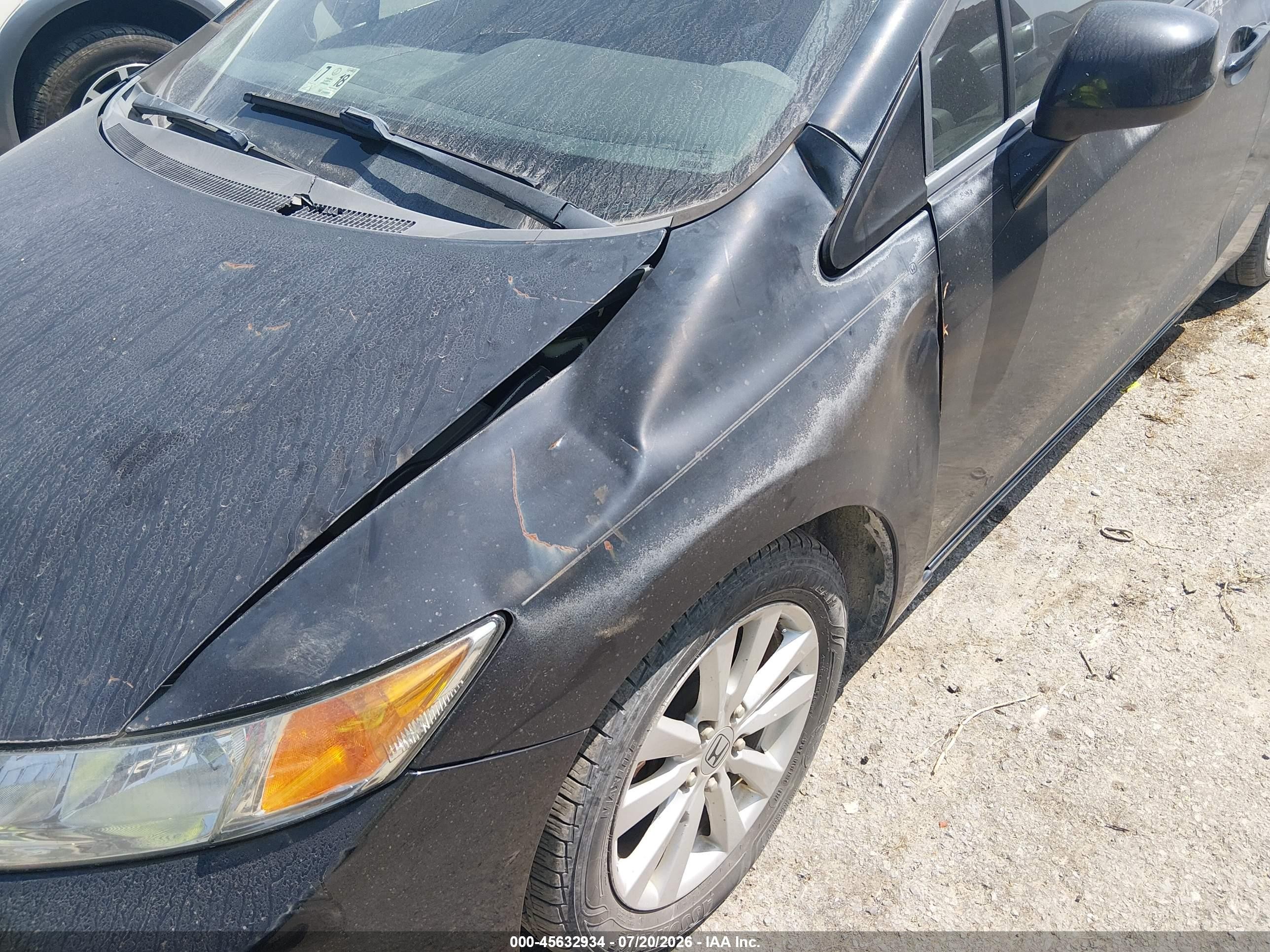 2012 Honda Civic Ex Blue vin: 2HGFG3B88CH508793