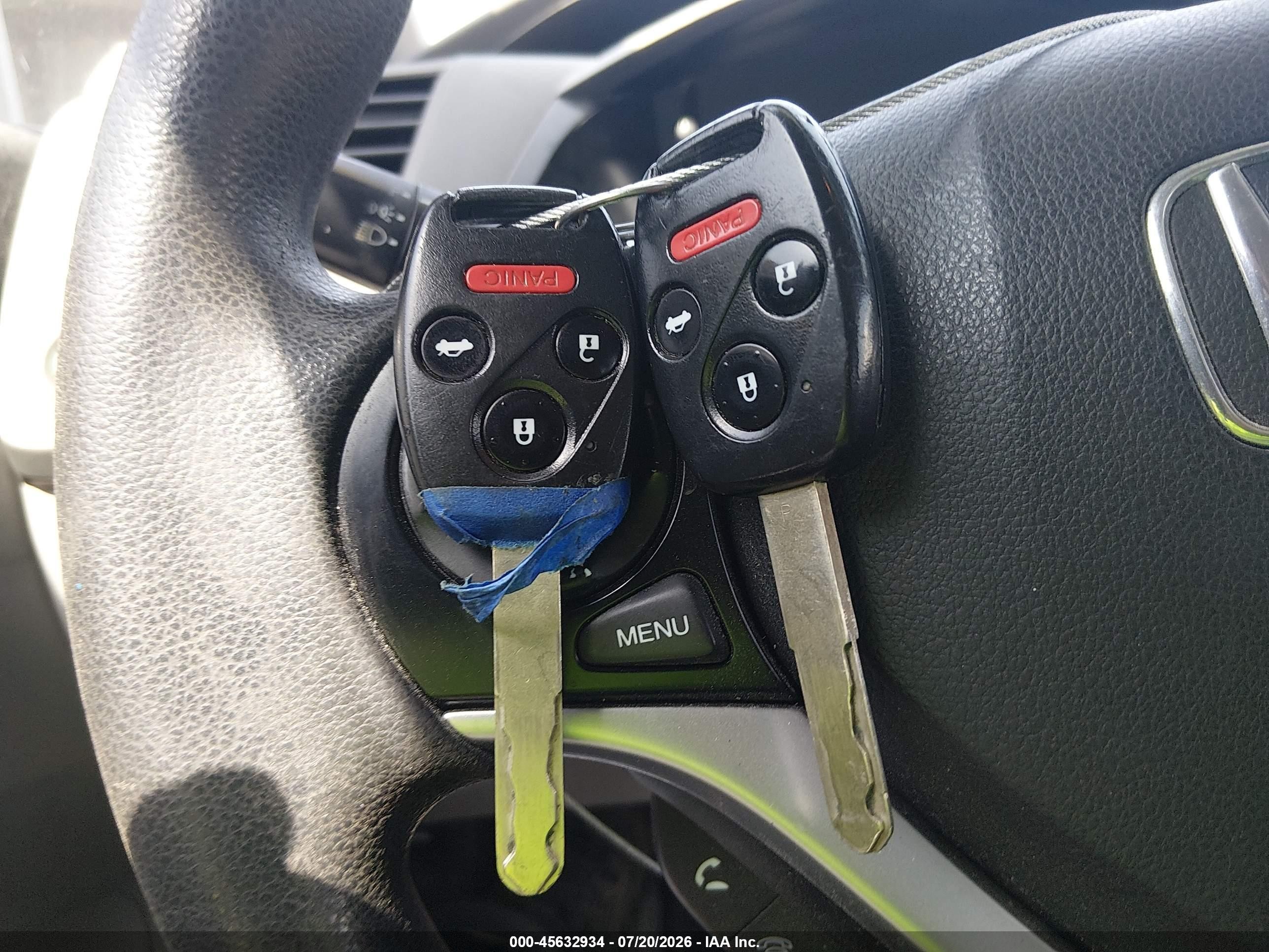 2012 Honda Civic Ex Blue vin: 2HGFG3B88CH508793