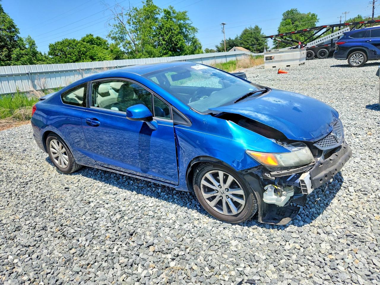 2012 Honda Civic Ex Синий vin: 2HGFG3B88CH520555