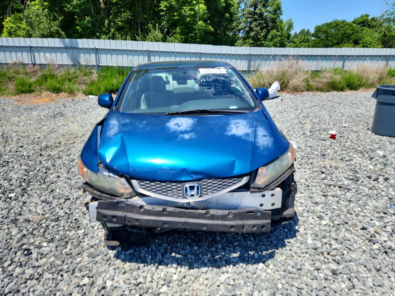 2012 Honda Civic Ex Синий vin: 2HGFG3B88CH520555