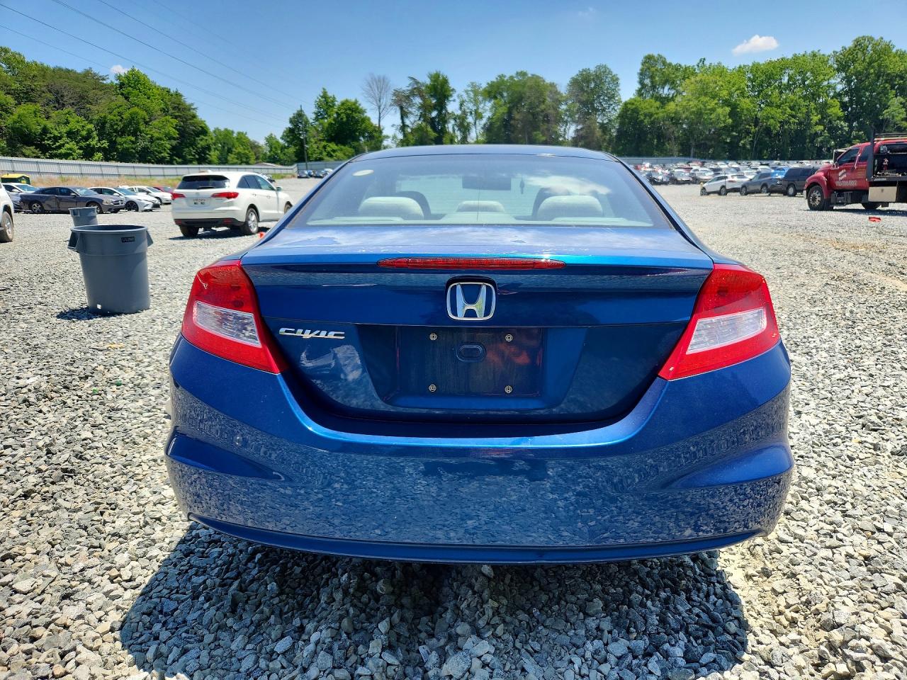 2012 Honda Civic Ex Синий vin: 2HGFG3B88CH520555