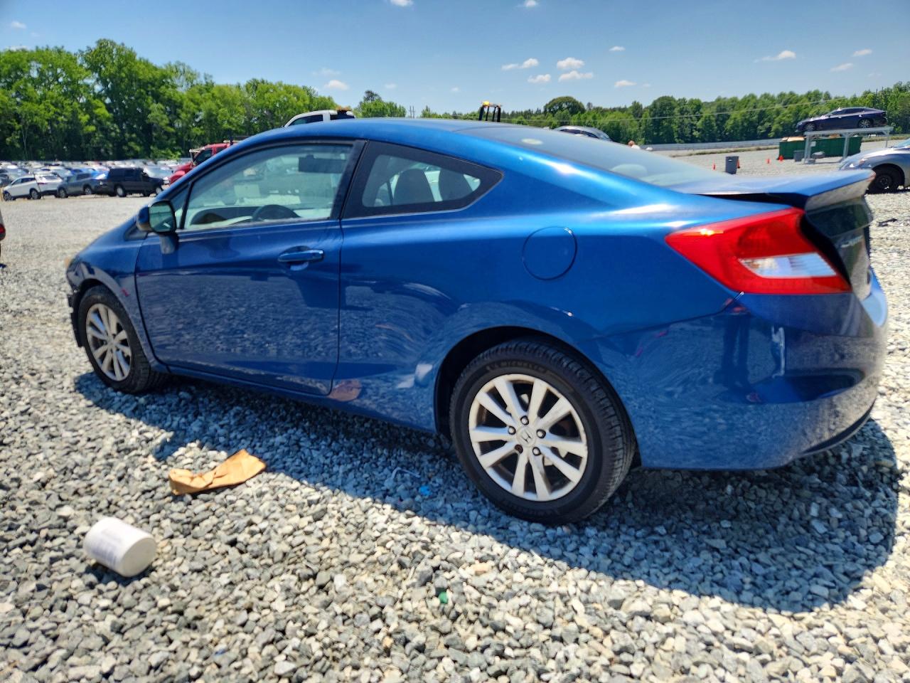 2012 Honda Civic Ex Синий vin: 2HGFG3B88CH520555